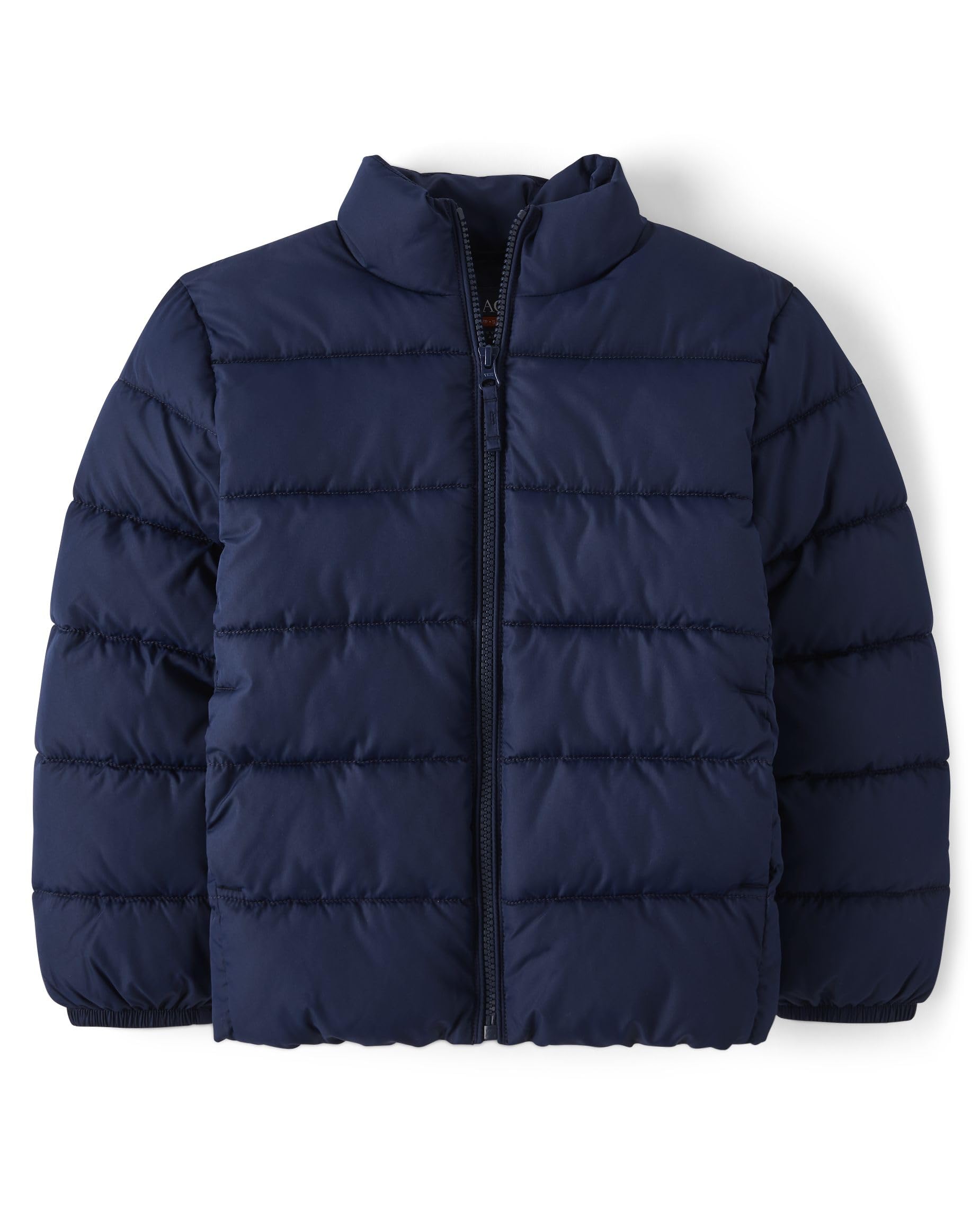 The Children's Place Boys' Big Kid Medium Weight Puffer Jacket, Wind, Water-Resistant Seasonal