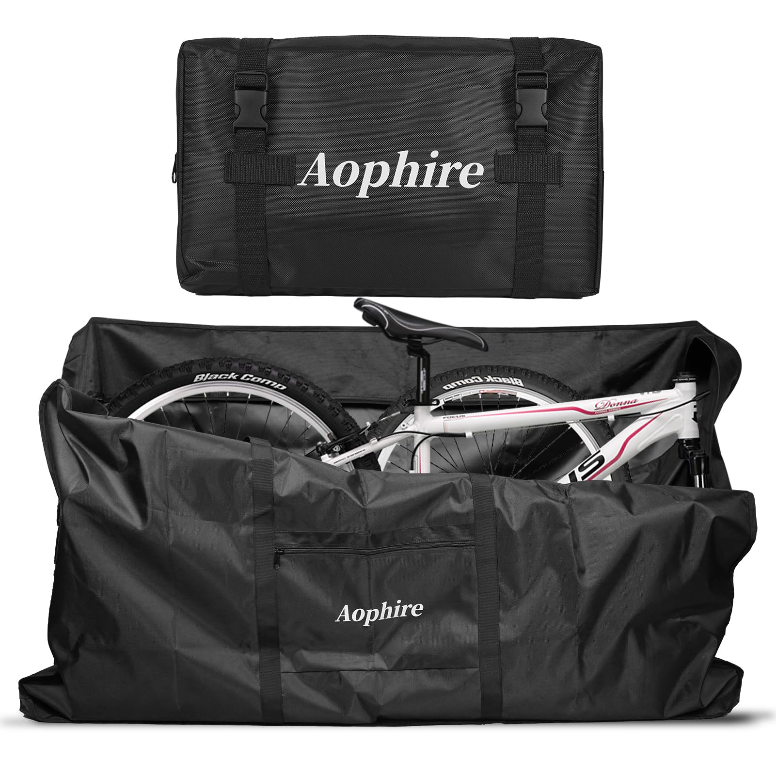 Folding Bike Bag Thick Bicycle Carry Bag,Bike Transport Case for Transport,Air Travel,Shipping (26 inch）