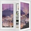Window Film Sun Blocking Skyline of Busan Korea Privacy Window Film Heat Control
