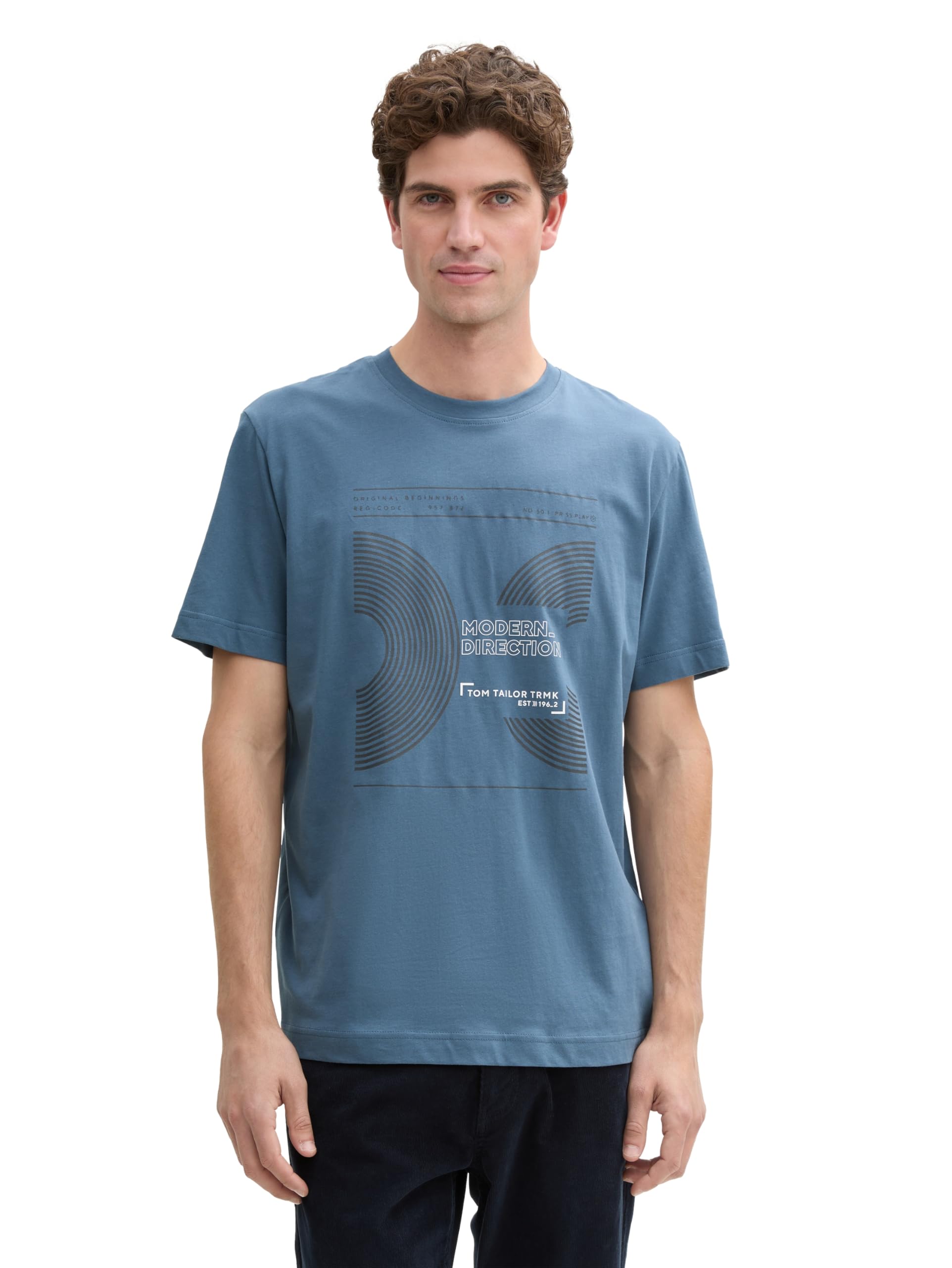 Tom Tailor Herren T-Shirt mit Print