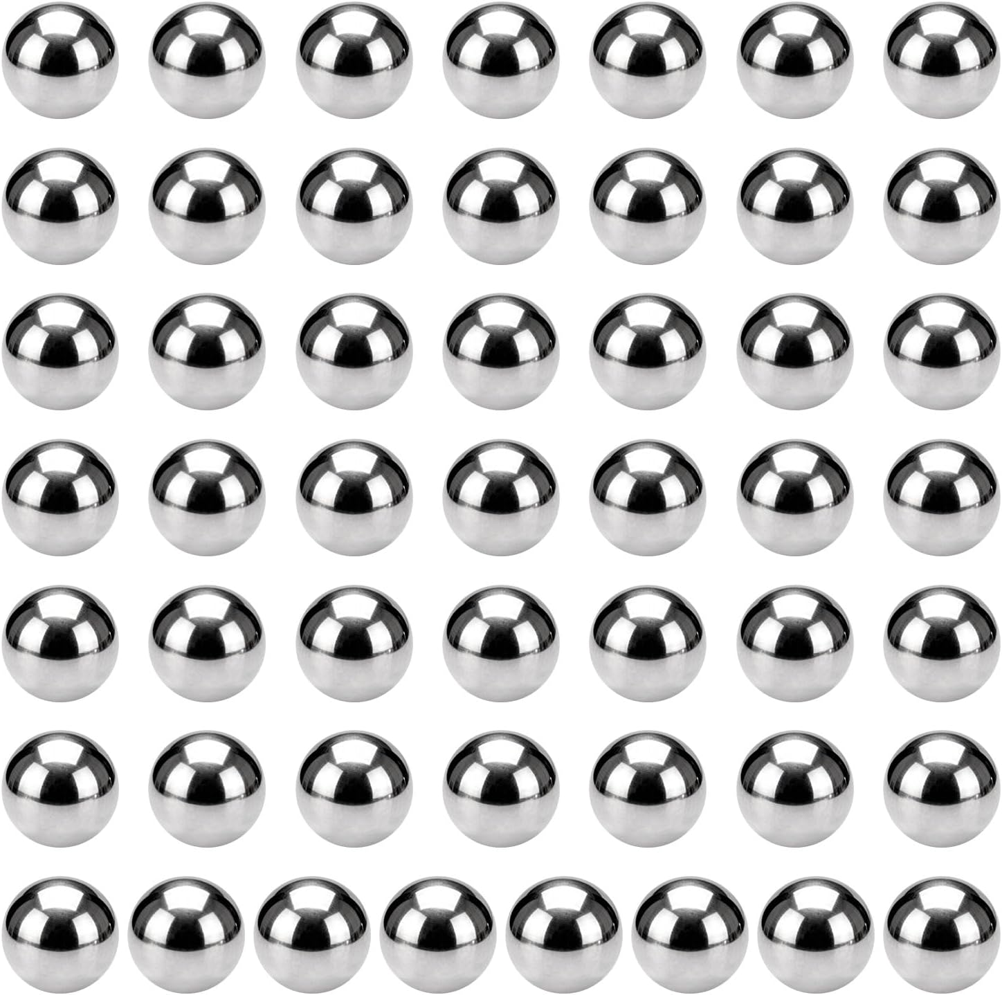 sourcing map 200Pcs 3/16" Bearing Balls, 316L Stainless Steel G200 Precision Balls for Bearings Bicycles Casters Automotive Part and DIY (Mirror Polished)