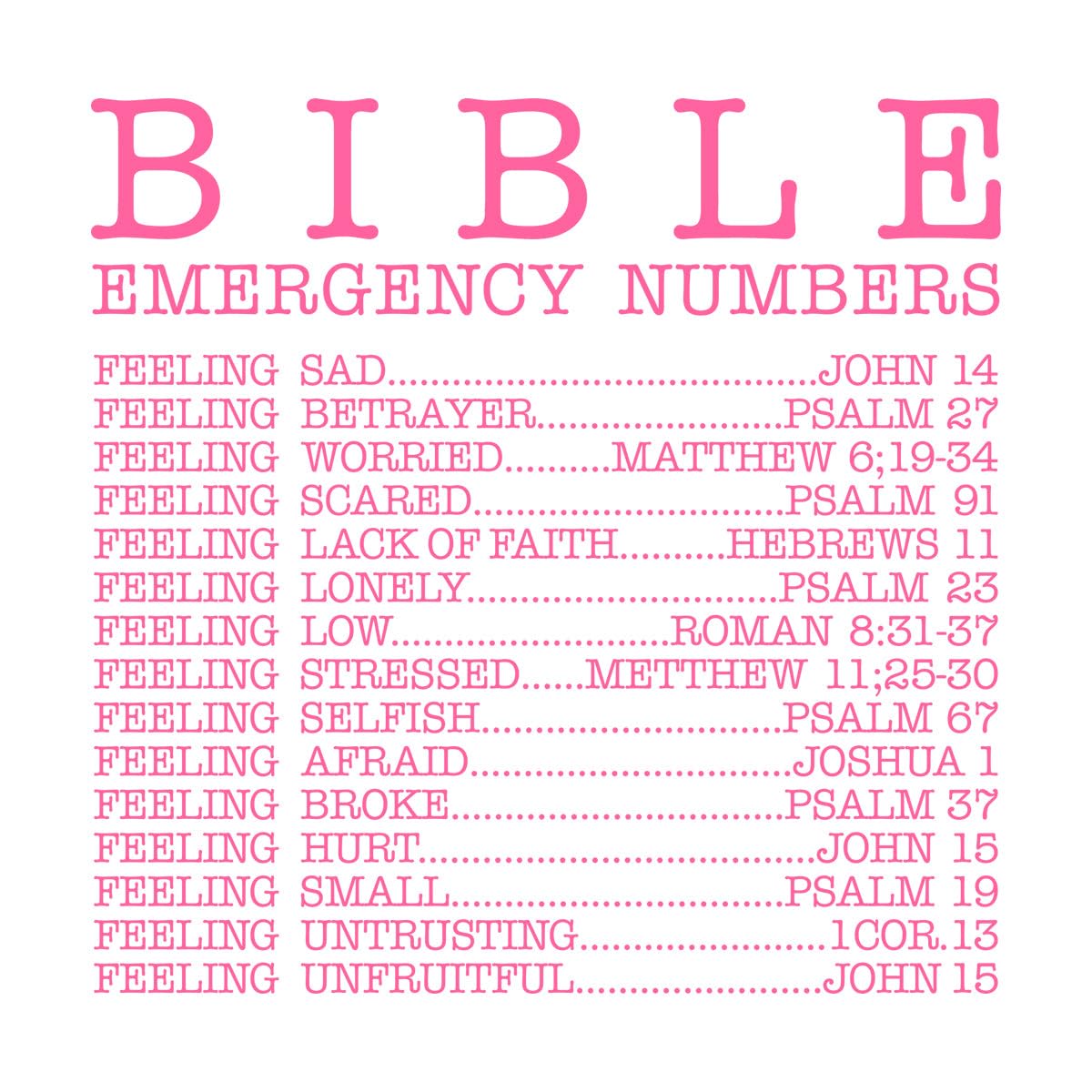 Bible Emergency Numbers Christian Wall Sticker Jesus Bible Verse Inspirational Quote Wall Decal Bedroom Decor Small - 40x40cm โ image 1