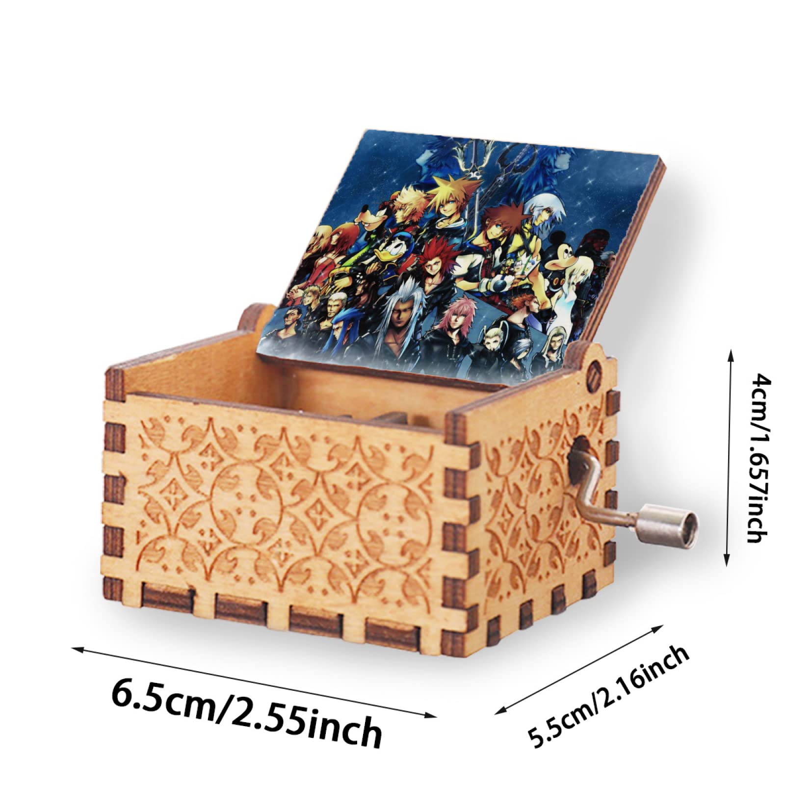 Amazon | 木製 オルゴール キングダムハーツ ミュージックボックス 