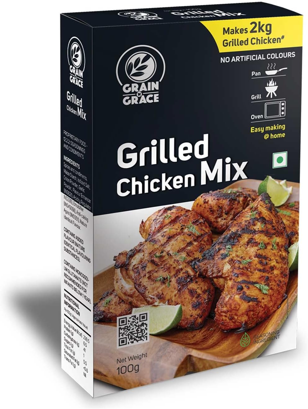 Grain n Grace Grilled Chicken Mix (100g)