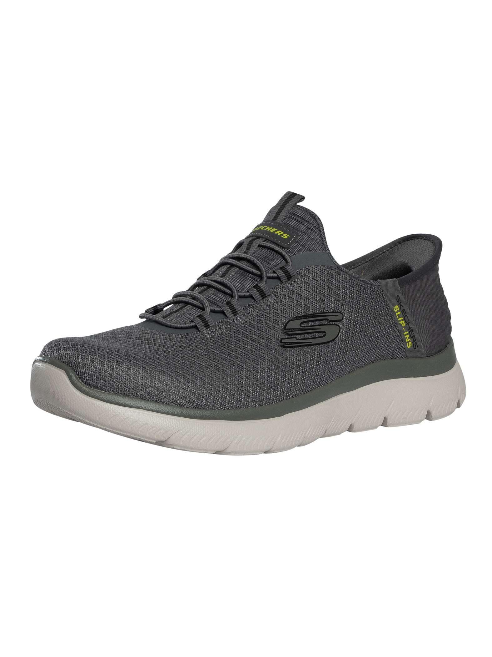 Skechers Men's Wide Fit Slip-Ins: Summits - High Range - Ske39041 / 324 777 - Charcoal Textile Size 11