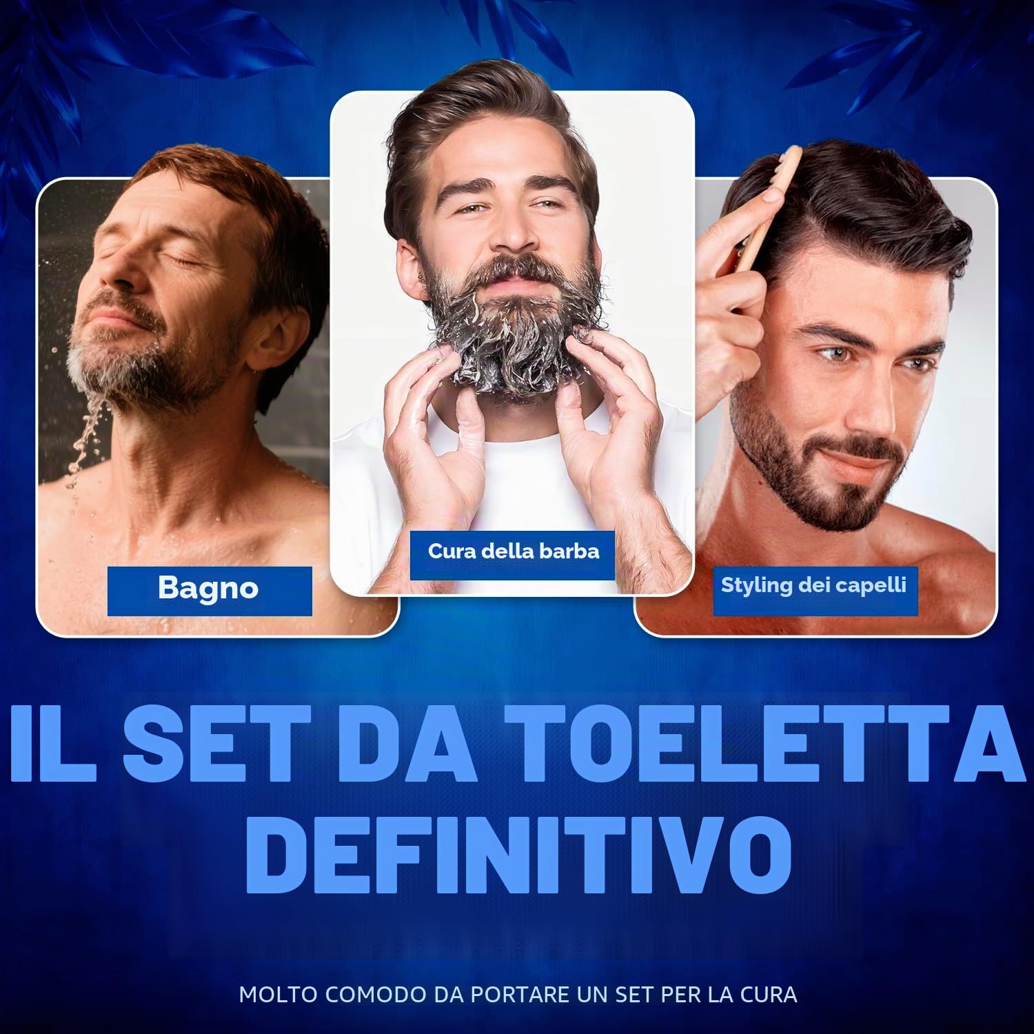 Calendario dell'Avvento 2025 per Uomo, 24pcs Premium per la cura della Barba, Calendario Natalizio per la cura Della Barba, Corpo, Viso, Barba e Capelli, Regali di Natale per Uomo Papà Nonno Marito