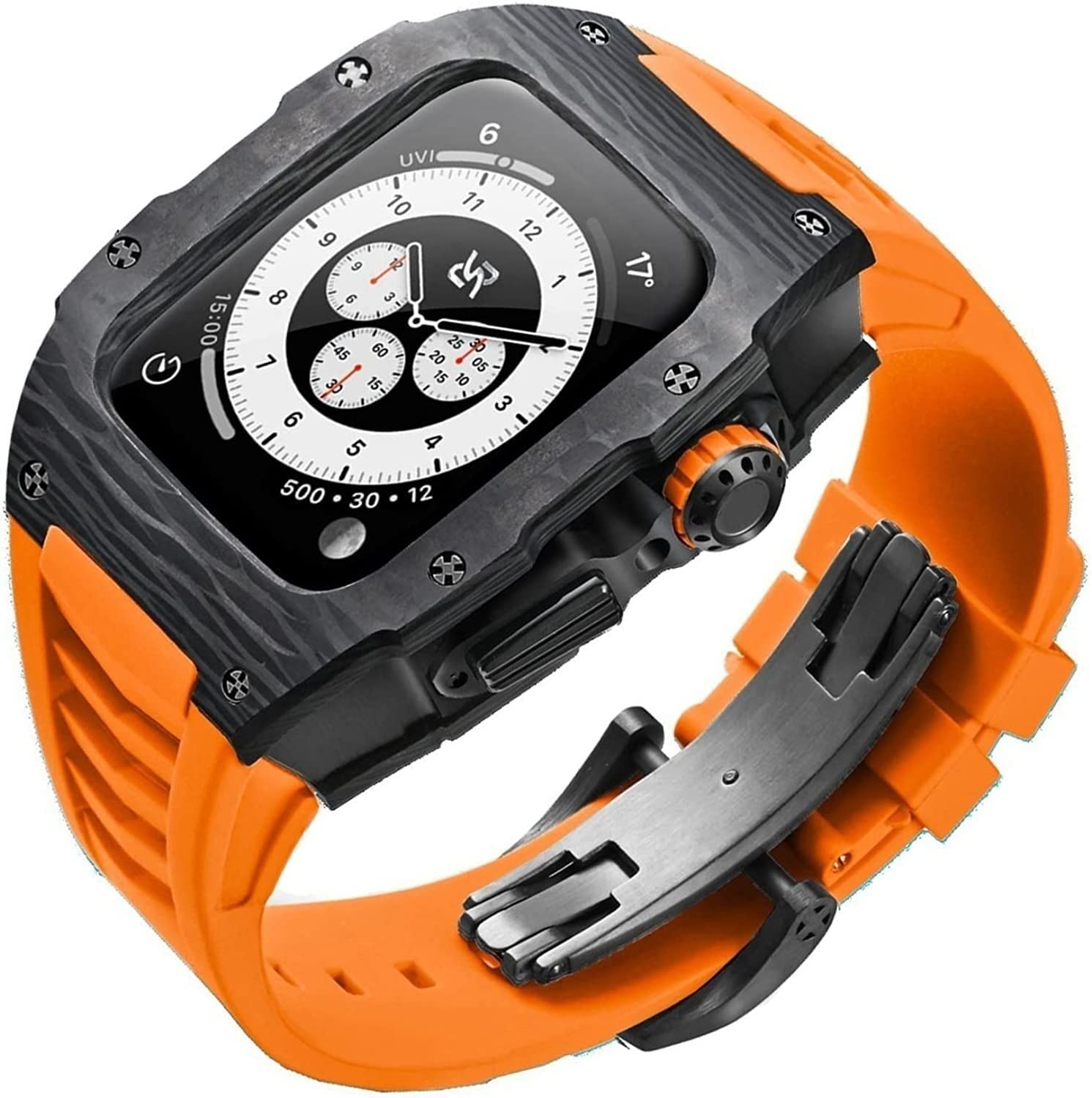 Protégez votre Apple Watch 45mm avec ce boîtier carbone antichoc rigide - 7