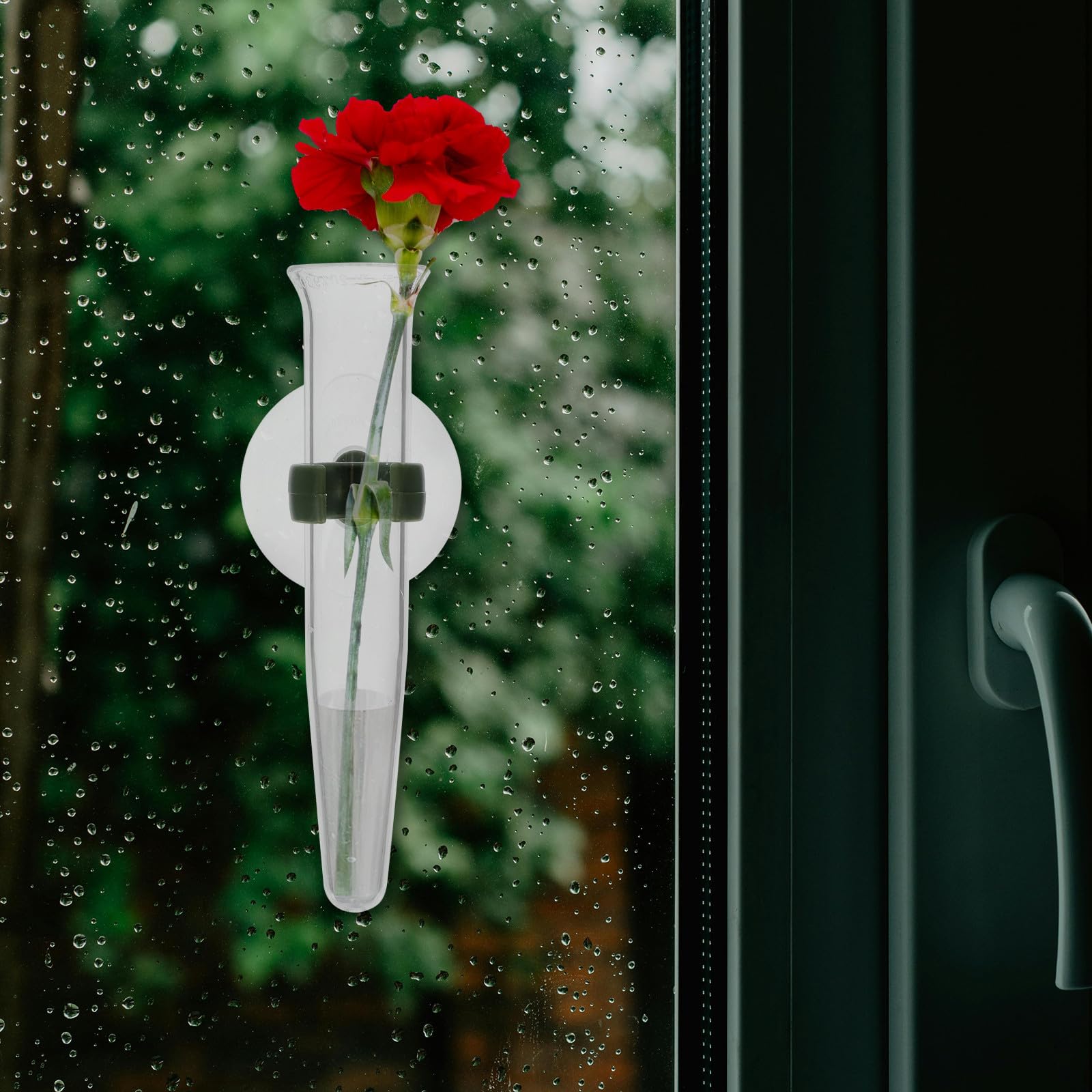 iplusmile 8 Stück Blumenaufbewahrungsröhrchen mit Saugverschluss, TPU | Transparentes Zubehör für Blumenarrangements, Passend für Floristik und Schaum, Hält Schnittblumen Frisch