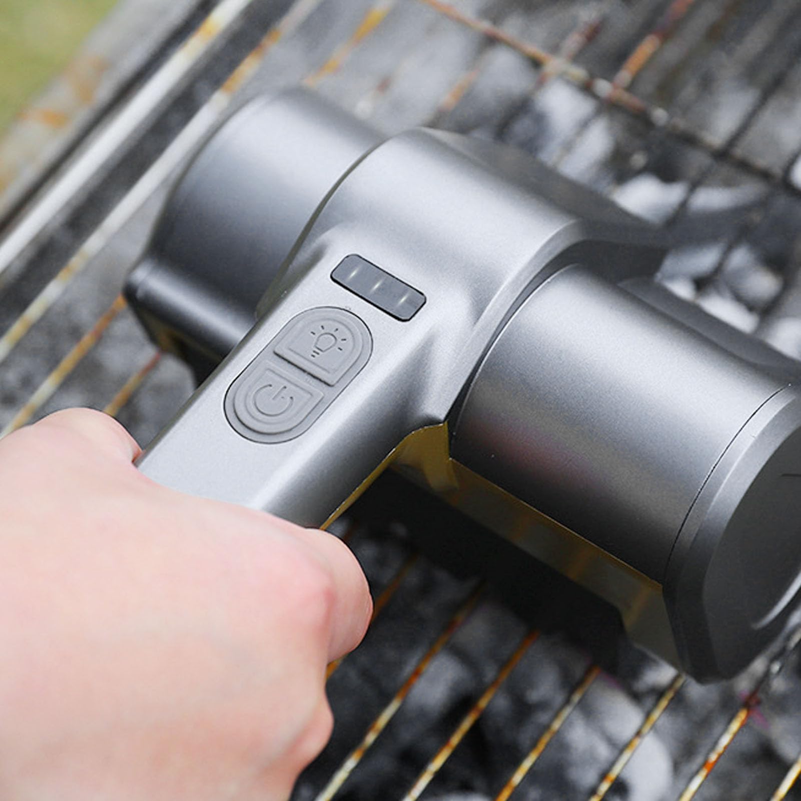 Tnfeeon Spazzola per Griglia Esterna 1,57x25,4 Cm Spazzola per Barbecue Accessori per Griglia per Porcellana Carbone a Gas Regali per Wizard 2000 MAh Elettrico