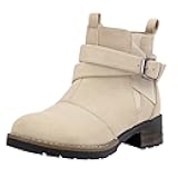 Women's 9007A Ankle Casual Chelsea Boots, Fashion Low Heel Booties