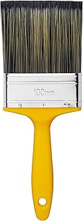 ProDec 4 inch Flat Masonry Paint Brush for Rapid Application of Smooth and Textured Masonry Paints on Outdoor Walls, Brick, Breeze Block, Render, Pebbledash and Other Rough Surfaces, 4\" 100mm