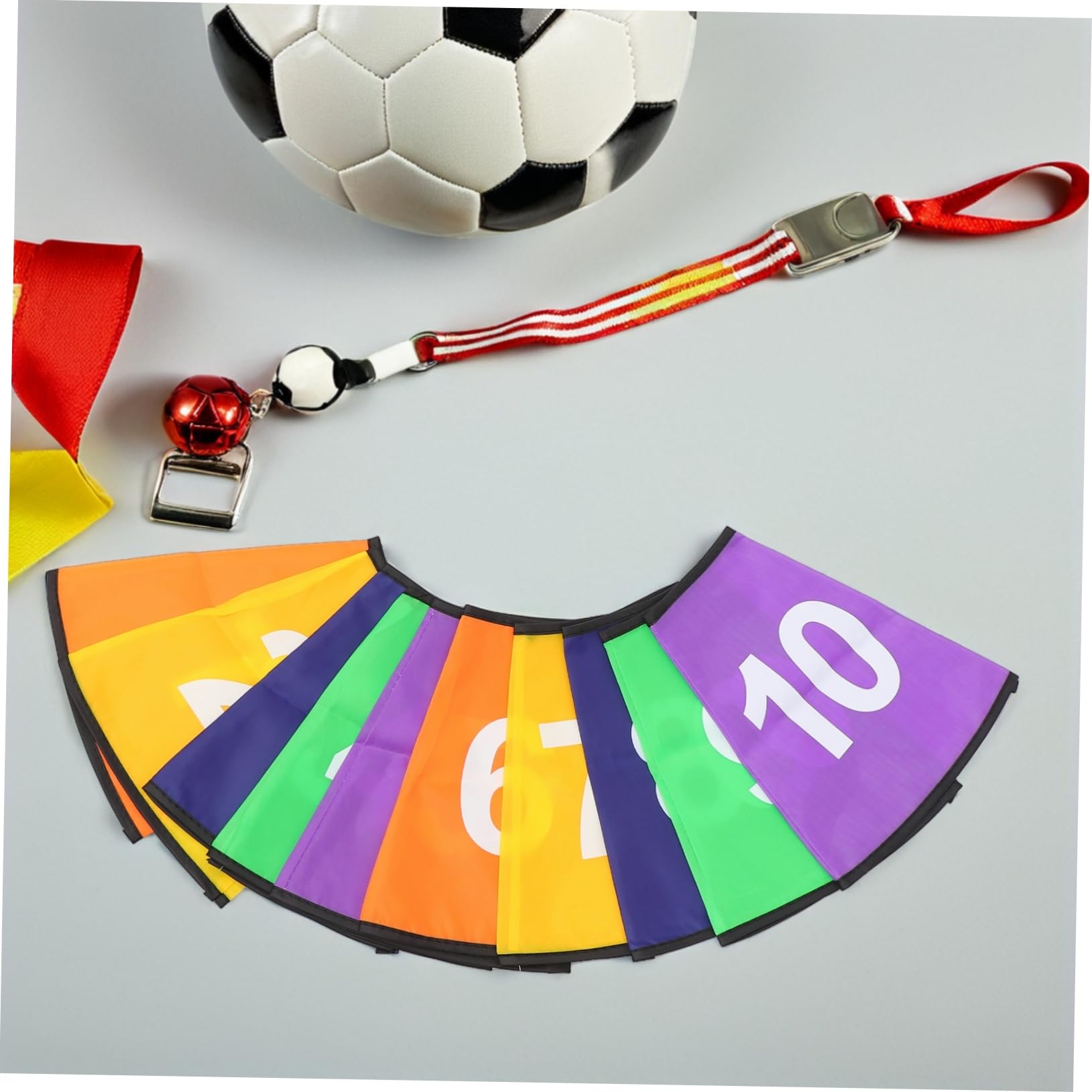 TOYANDONA 2 Juegos Fundas para Conos con Números Visibles Duraderos para Conos de Entrenamiento de Fútbol Mangas de Logotipo para Prácticas de Posicionamiento y Ejercicios de Agilidad