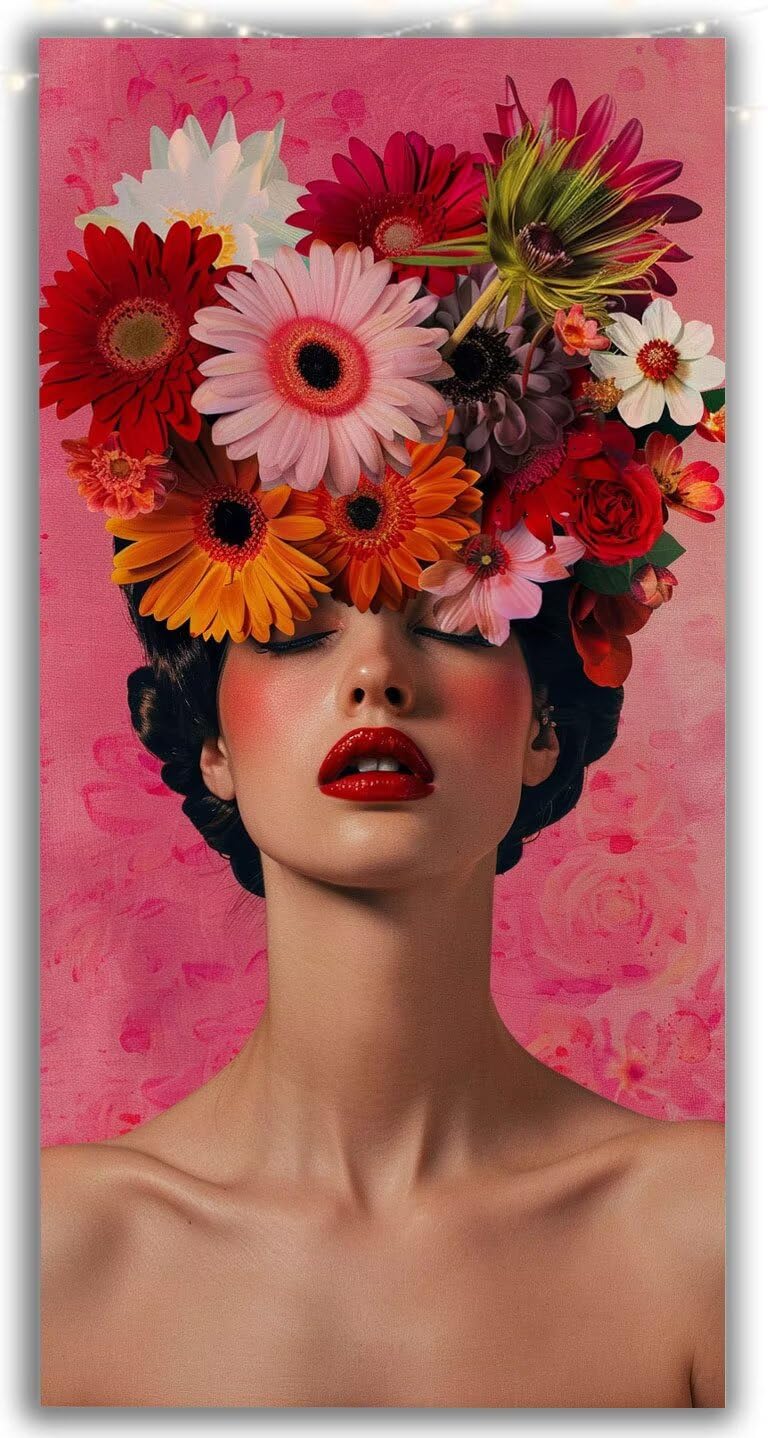 Diamond Painting Kit Completo Donna Diamond Painting Grandi Dimensioni Crisantemo, 80x160cm DIY Passatempo Adulti, Pittura Diamante, Attività Antistress e Relax, Hobby Meditativo, Regalo Donna Y1-1078