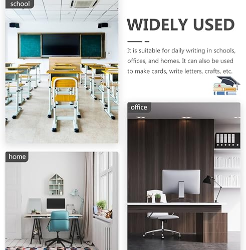 Miniatura 9 de Cabilock 100 piezas de repuesto de tinta para pluma estilográfica, recambios de tinta negra para suministros de fuente de pluma