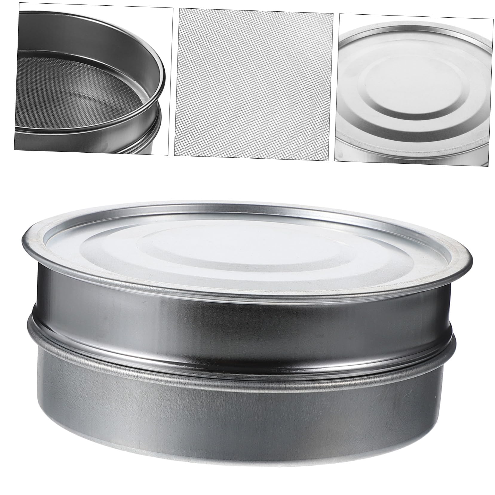 BESTonZON Vassoi Germinazione in Inossidabile con Rete Fine Semenzaio per e Germogli Accessorio Giardinaggio per Coltivazione Vegetali in Casa e Balcone
