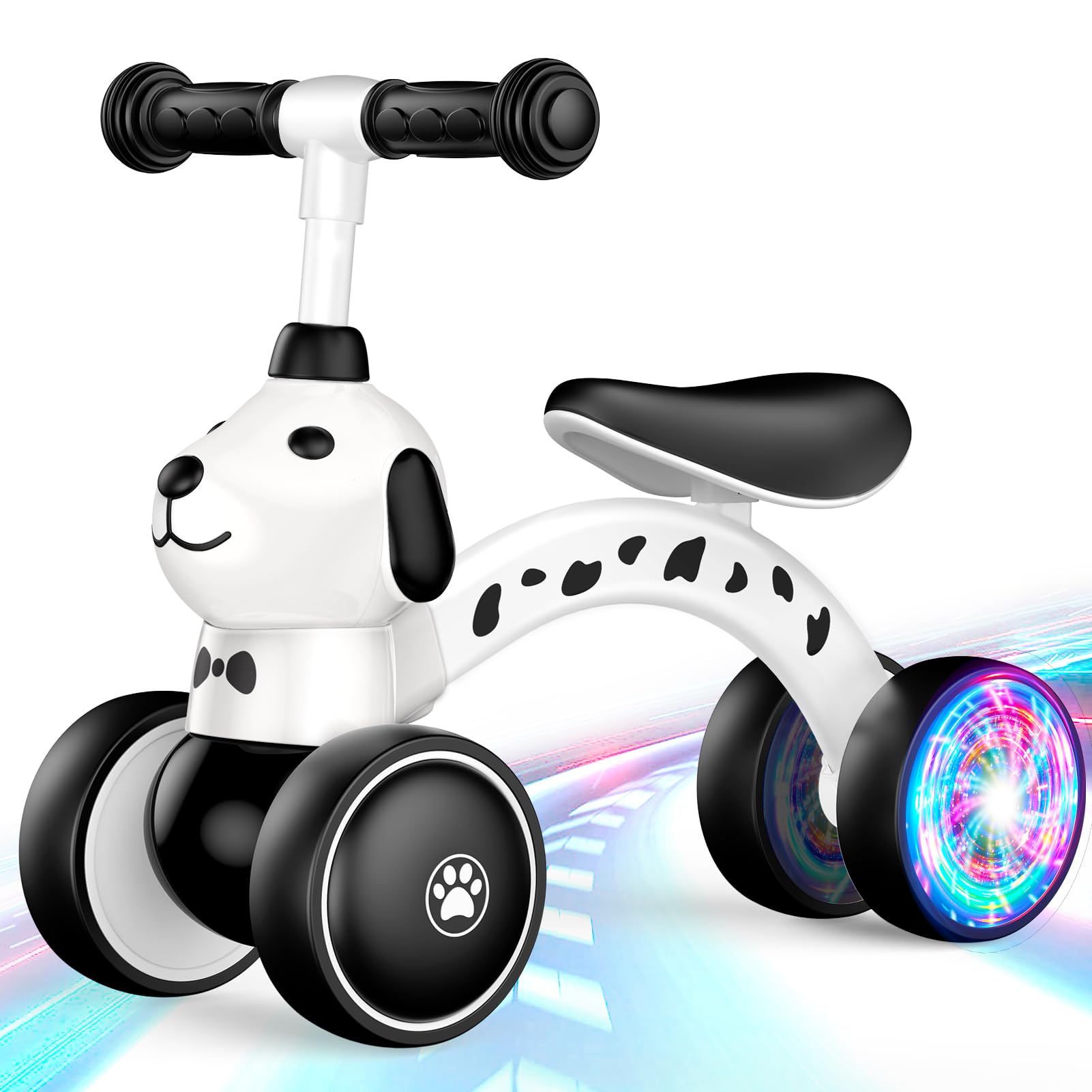 Dromlag Bicicletta Bambini 1 2 Anni, Giochi Giocattoli Bambino Bambina 1 Anno Regalo Bambino Bambina 1 Anno, Gioco Regali Regalo Gioco Bimbo Bimba 1 2 3 Anni Bici Senza Pedali Con Ruote Illuminazione