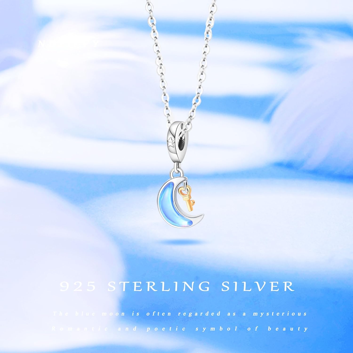 925 Sterling Silver Charms Beads for Bracelets Necklaces, Boho Dream Catcher Star Moon Shell Cat Butterfly Heart Airplane Pendant, Blue Purple Colorful Cute Jewelry Birthday Gift for Women Men - Image 3