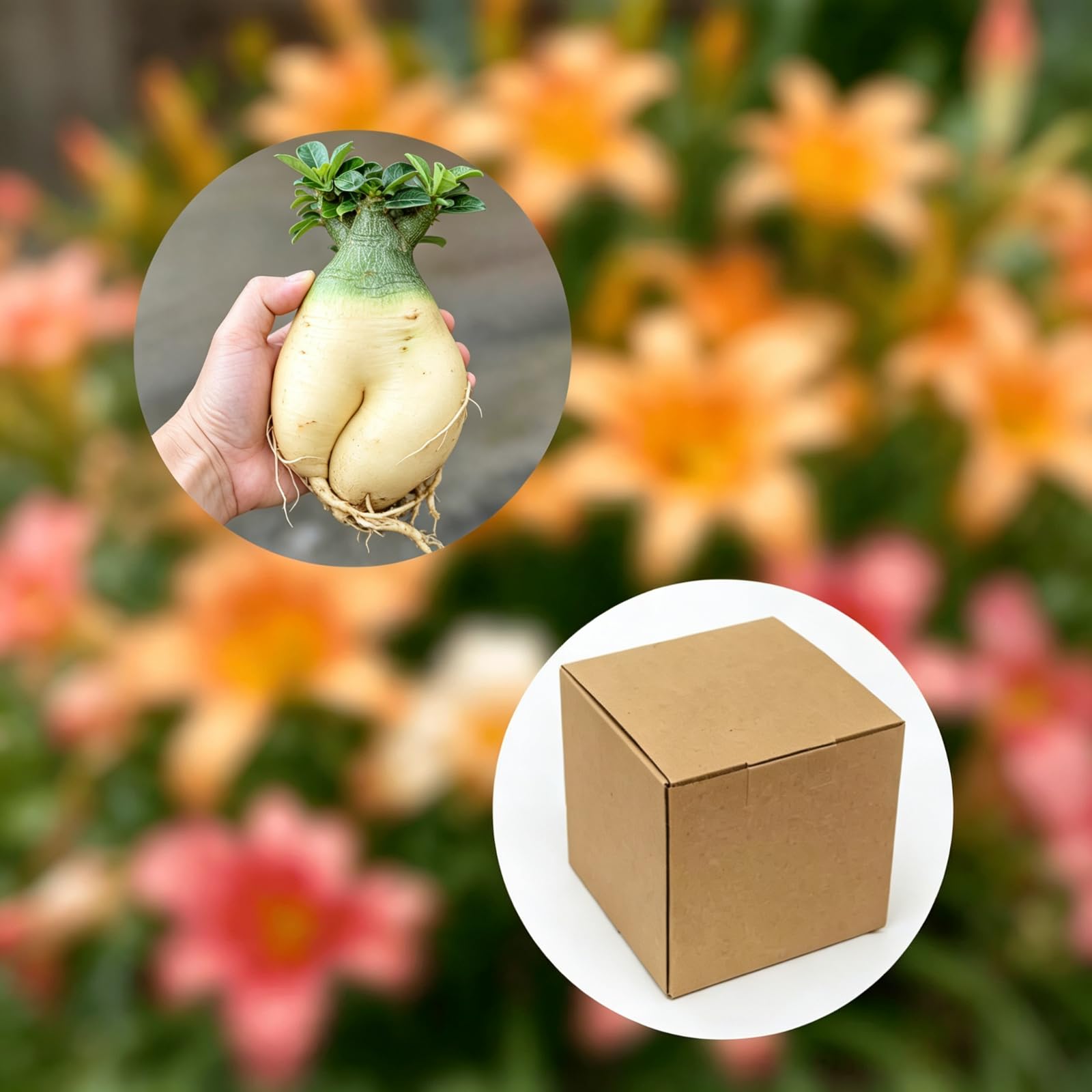 StäNdige WüStenrosen Leicht Zu Unterhalten Stilvolle Gartendekoration Frostsichere-4 Setzling -G