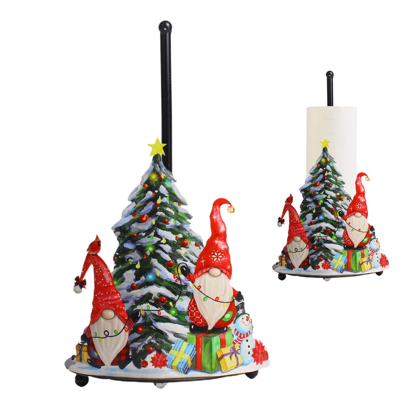 Porta Carta Igienica Natalizio Con Pupazzo Di Neve - Decorazione Festiva - Foto 5