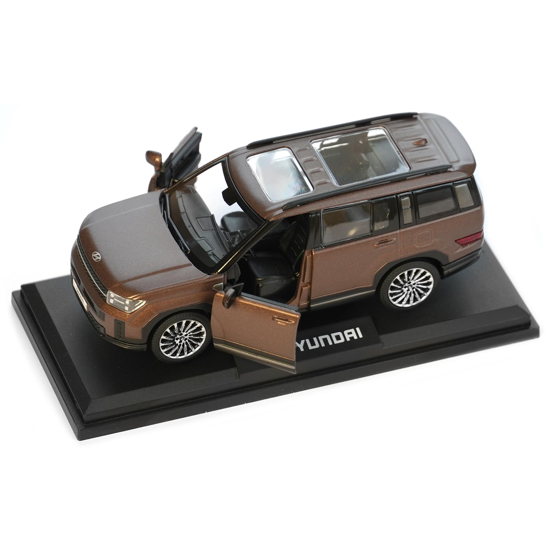 Hyundai P6G70AZ110TR Modellauto Santa FE Miniatur, Earth-Brass, Maßstab 1:38