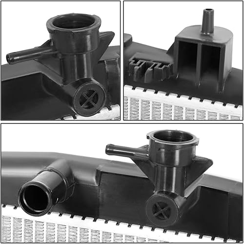 Miniatura 14 de DNA Motoring OEM-RA-2330 Reemplazo de radiador de enfriamiento de núcleo de aluminio atornillado estilo OE compatible con 00-01 Mazda MPV AT/MT
