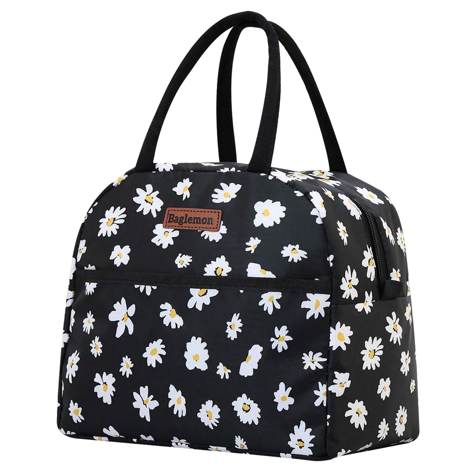 JSTHHTT Borsa Termica Porta Pranzo per Donna e Uomo, Borsa Frigo, Lunch Bag, Borsa Pranzo Portatile, Isolata, per Scuola Ufficio Lavoro Viaggio Picnic (Nero - 8.67L) - 3