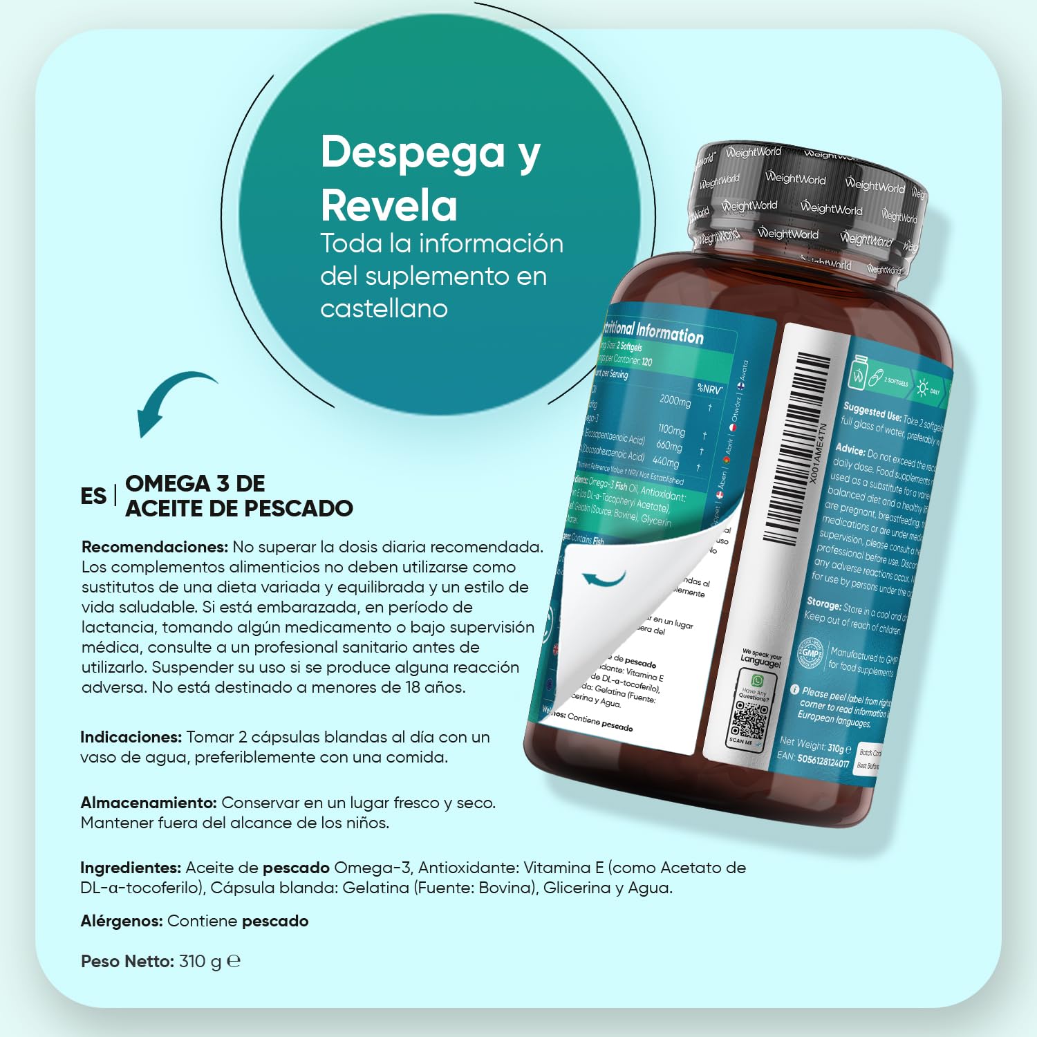 Pack Omega 3 2000mg + Trans Resveratrol 550mg - Con Quercetina
