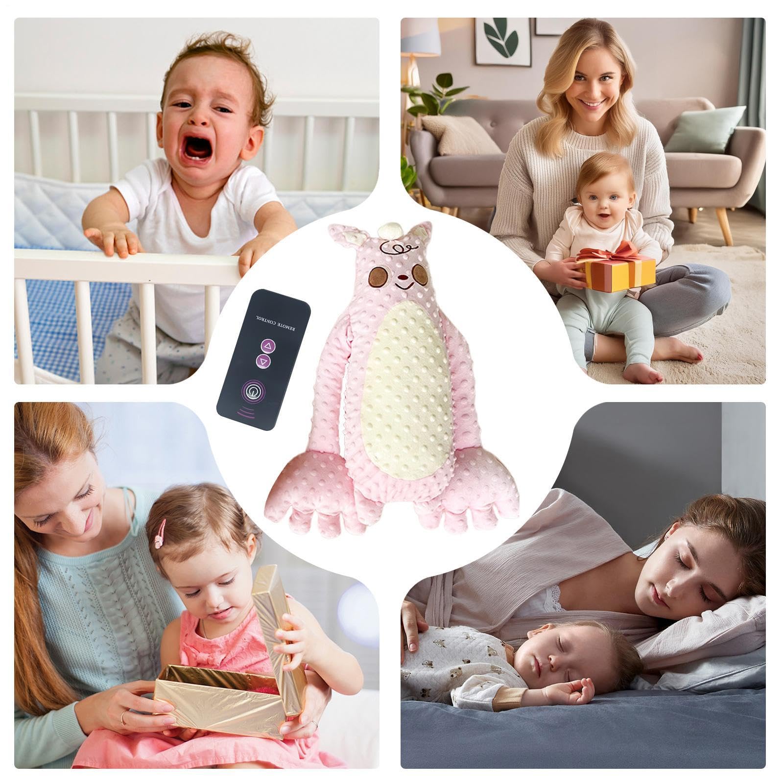 Giocattolo Lenitivo Pattino Per Dormire Neonato | Giocattolo Elettrico Lenitivo Palmo Sonno Bambini,Compagno Per Dormire Bambini Regolabile Per Letto E Divano