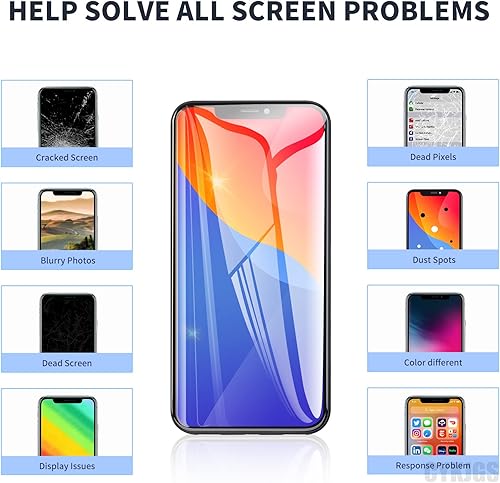 Miniatura 4 de Reemplazo de pantalla para iPhone XR de 6.1 pulgadas con altavoz de oído y sensor de proximidad, pantalla LCD táctil 3D, montaje completo con