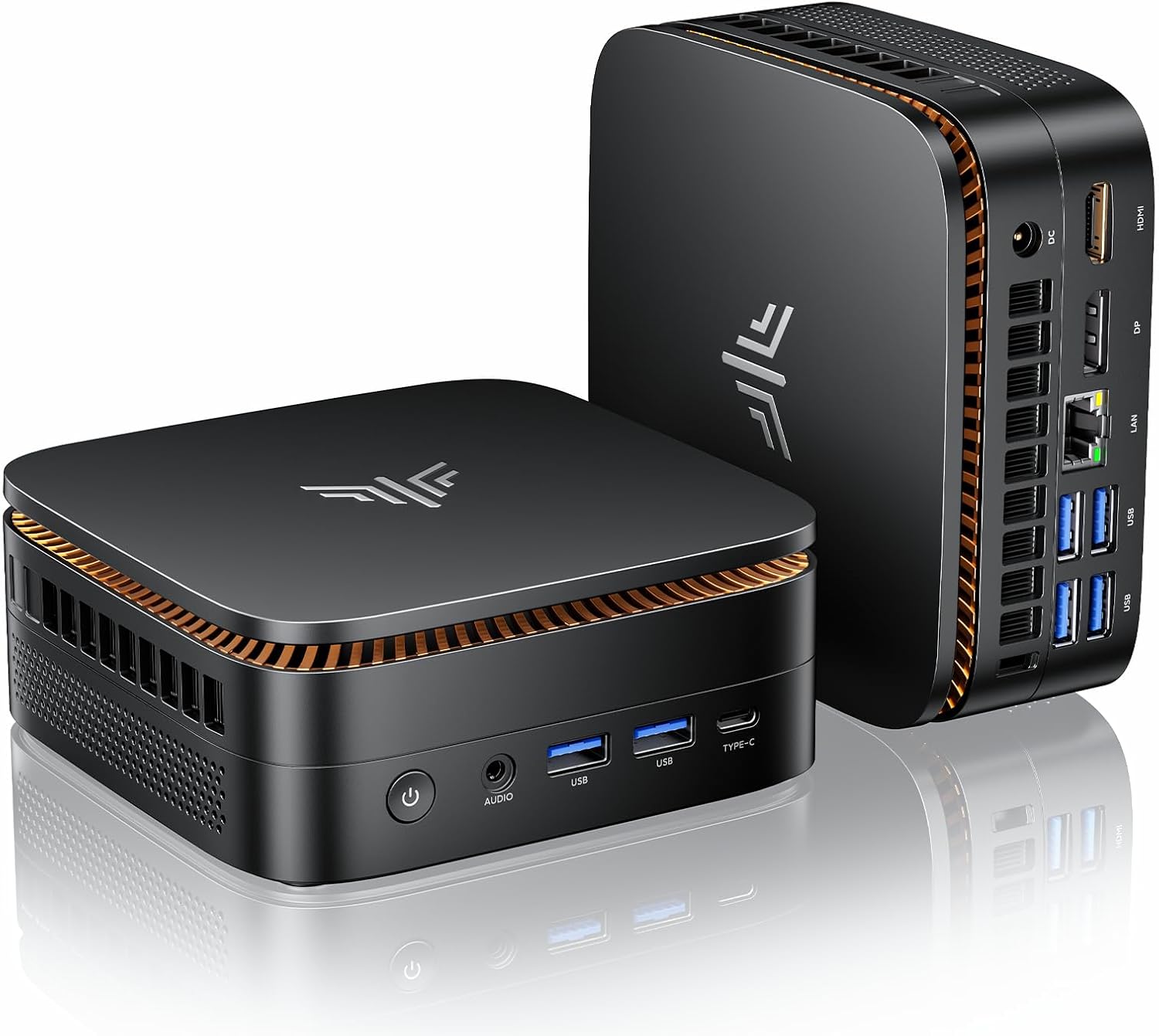 NiPoGi ミニPC 【AMD Ryzen 4300U新登場・3500Uより速い】mini pc Windows11 Pro 16GB+512GB 4TB拡大可 最大3.7GHz 4C/4T みにPC フル機能Type-C/DP/HDMI 4K×3画面 USB3.2×6 