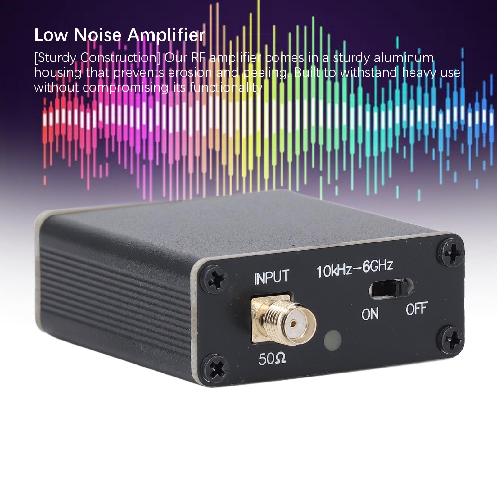 Amplificateur RF LNA Largeband 10k-6GHz 20 dB Gain 35 dBm IP3 pour Radio Amateur