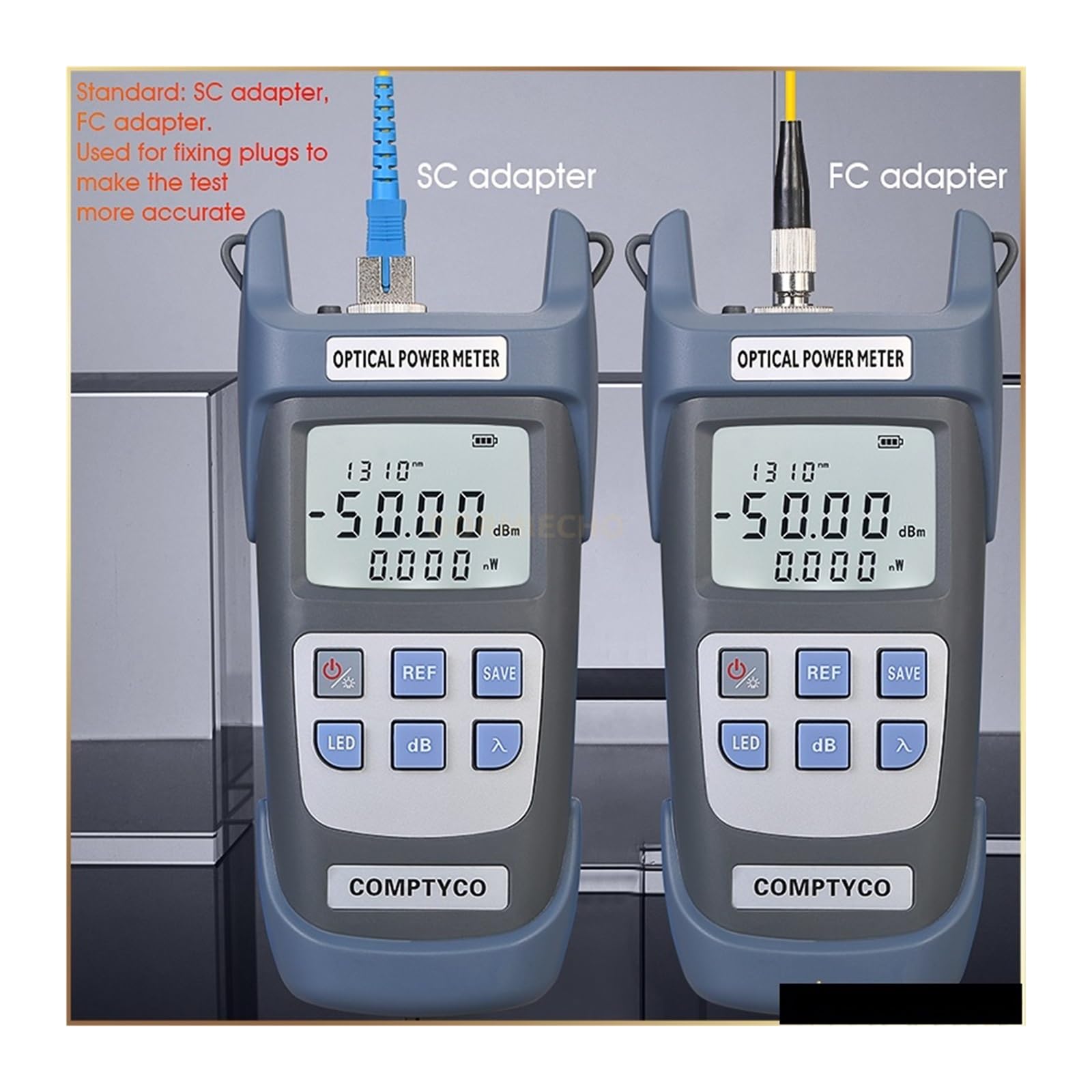 Miernik Mocy Światłowodu FTTH G510A/G710A Tester Kabla Światłowodowego -50dBm~+26dBm/-70dBm~+10dBm Złącze SC/FC Profesjonalne narzędzie dla elektryków(G510A)