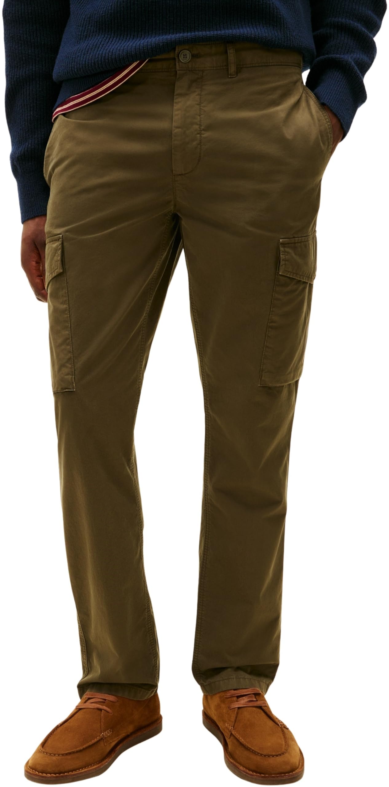 Tommy Hilfiger Men Denton LW Twill Cargo MW0MW39695 Cargo, Khaki, 34W / 32L