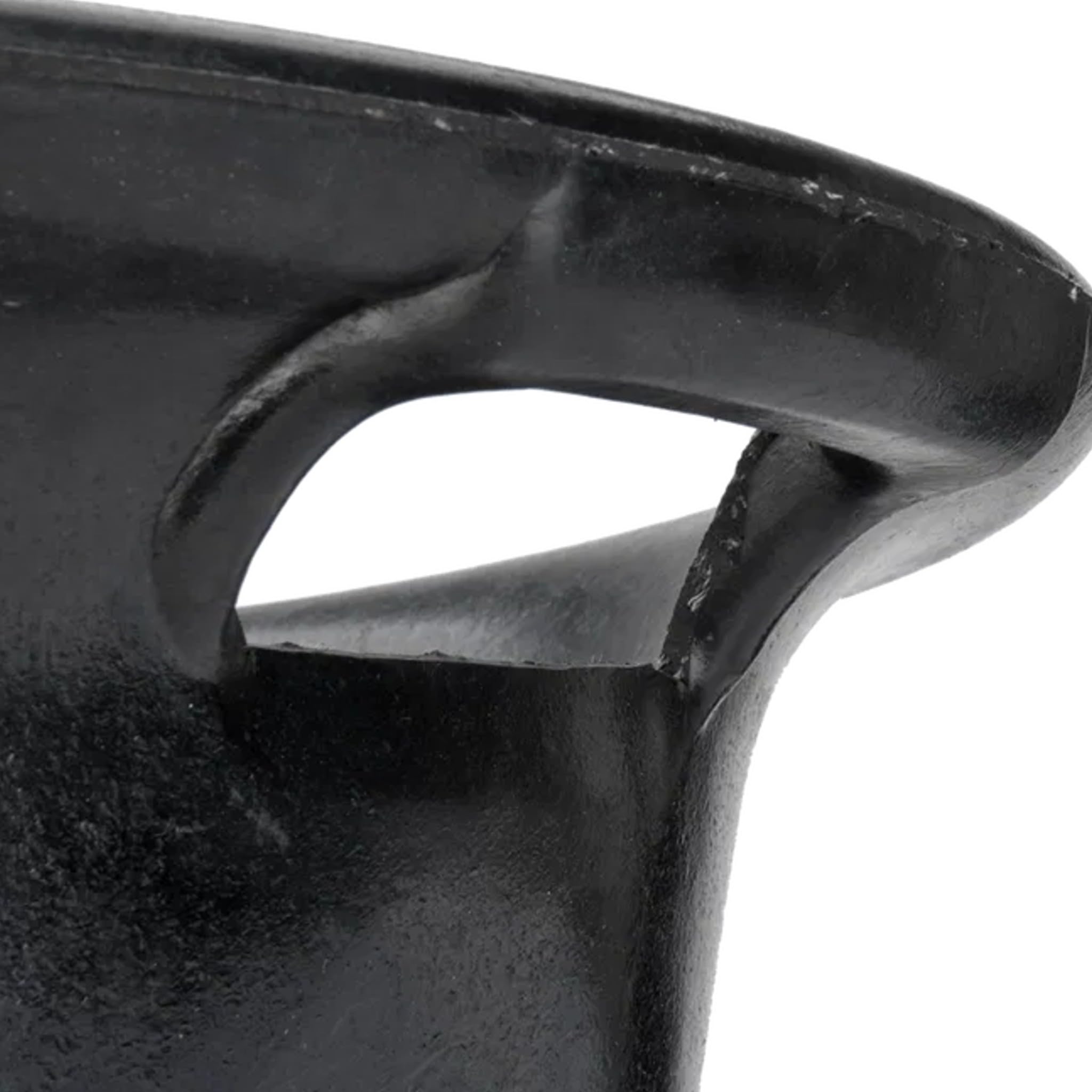 Bricoloco Cesto de leña de caucho reciclado de 13 litros,para transporte y almacenamiento de troncos, ramas para la chimenea y barbacoa, o escombros – Capazo de goma muy resistente y duradero (5)