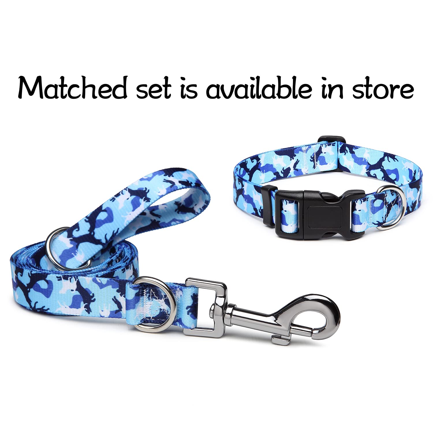 Adjustable Dog Collar with Patterns, Ultra Comfy Soft Nylon Breathable Pet Collar for Small Medium Large Dogs (L, Floral Orange) — view 102