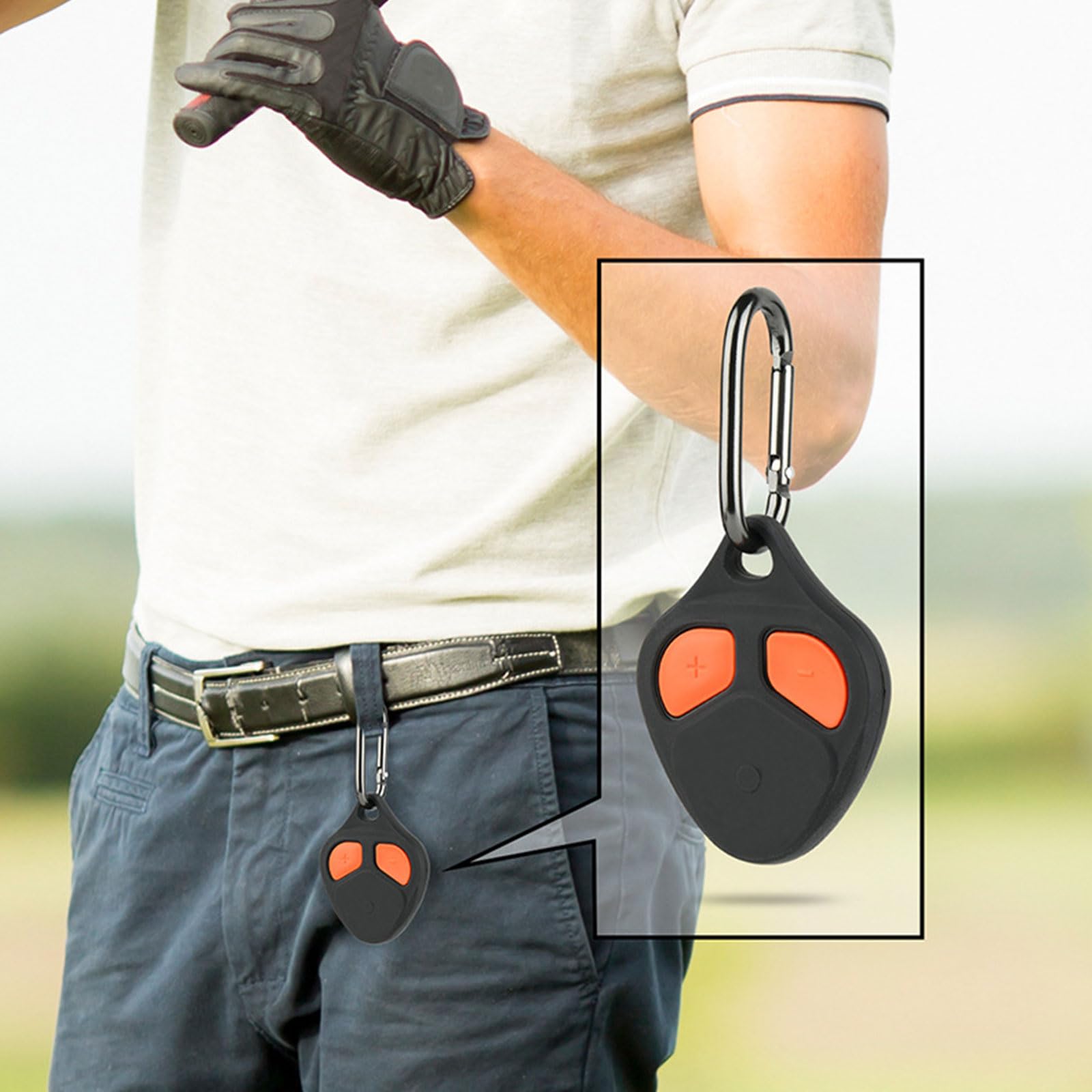 Durability Carry Case for Remote Loudspeaker Remotes Control Pocket Shockproof Silicone Carabiner Washable Bag