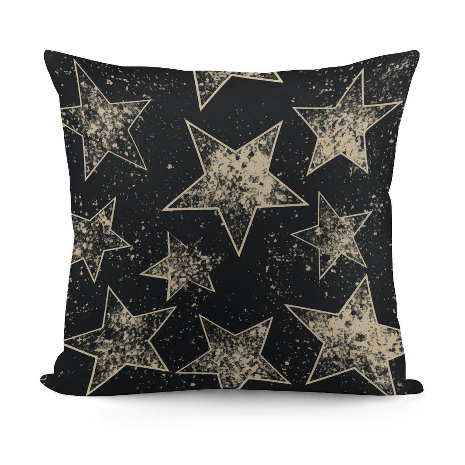 VstaDank Star Throw Pillow Cover Soft Square Cushion Cover Art Artwork Pillow Covers Mordern Couch Pillow Covers Decorative Cushion Case for Chair Couch Bedroom Living Room