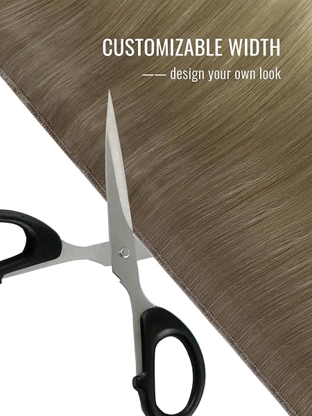 Fshine Genius PU Extension Capelli Veri Biadesivo Umani Extension Biadesive Capelli Veri Castano Chiaro con Meches Biondo Platino 45 cm 50 g 1 pc Nastro Adesivo Invisibile Lisci Matrimonio 8 60 18 - 5