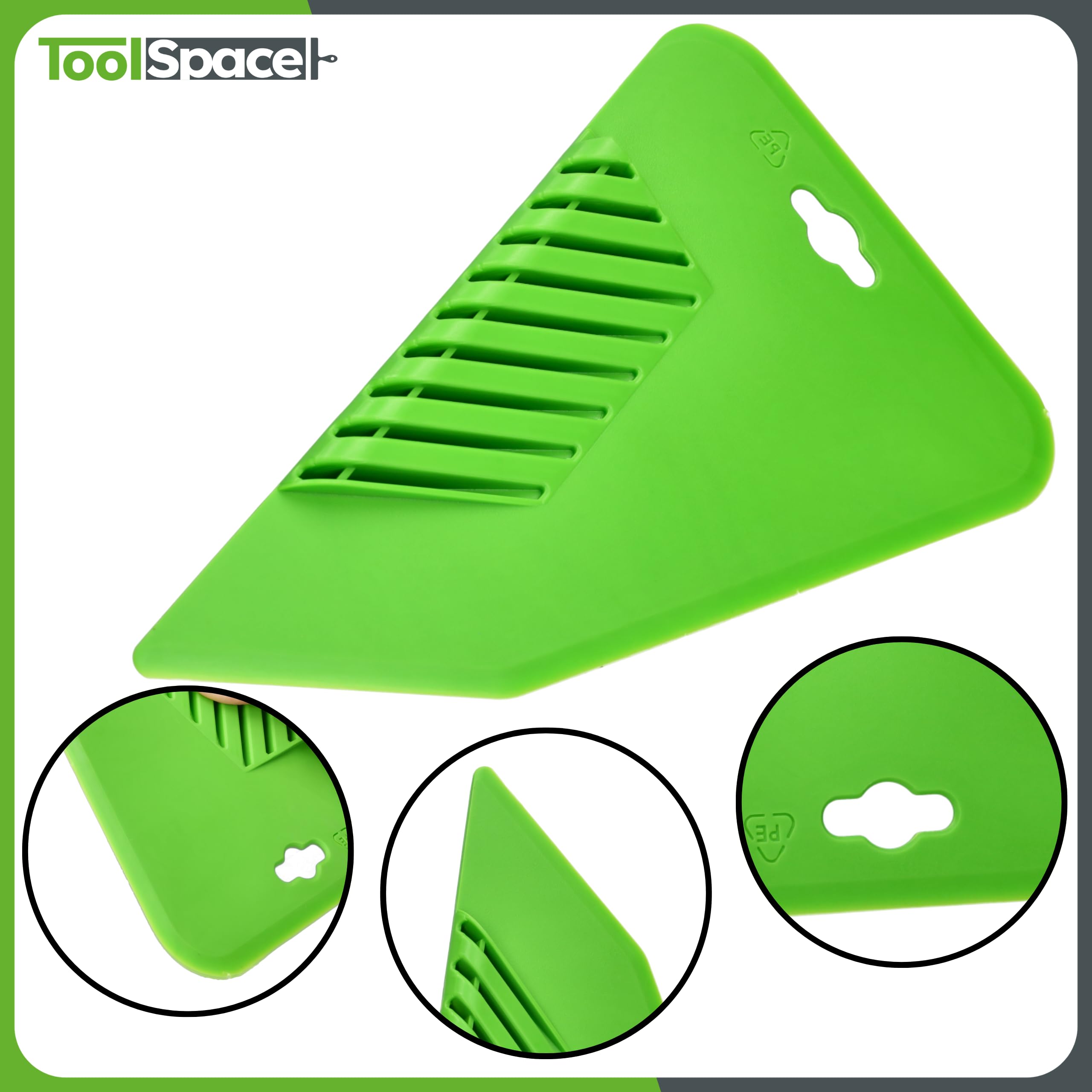 ToolSpace Kit Completo Empapelado 6 Piezas Rodillo Presión Poliuretano Espátula 29 cm Regla Corte 60 cm Tijera Precisión 18 mm Brocha 110 mm Papel Pintado Vinyl No Tejido Textil Pared Profesional