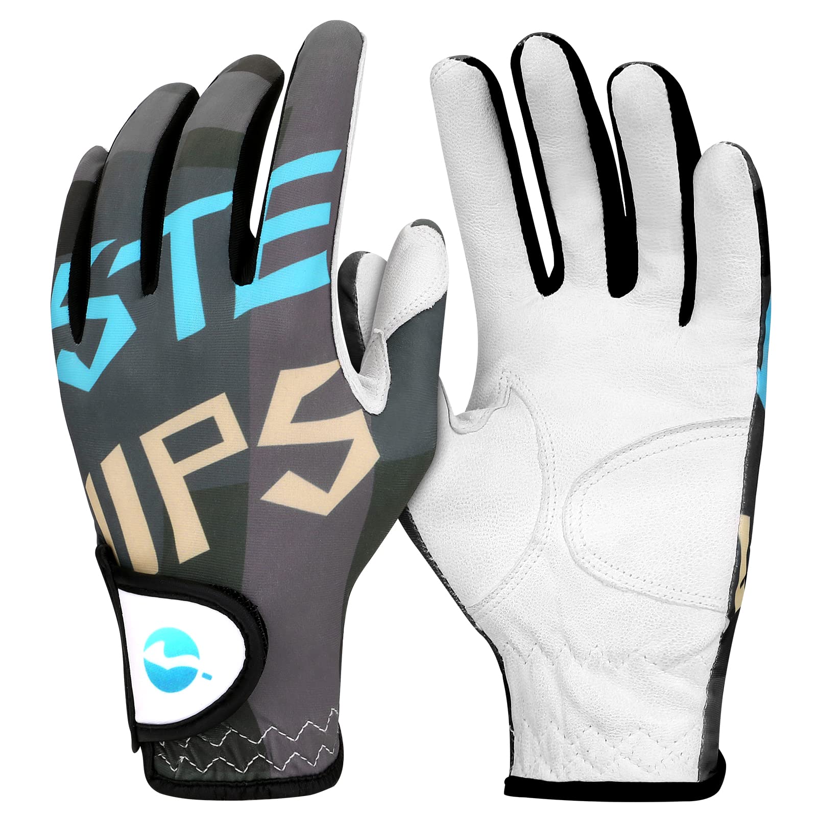 Monster Equips Men's Golf Gloves - Genuine Cabretta Leather - Premium Tour Golf Glove