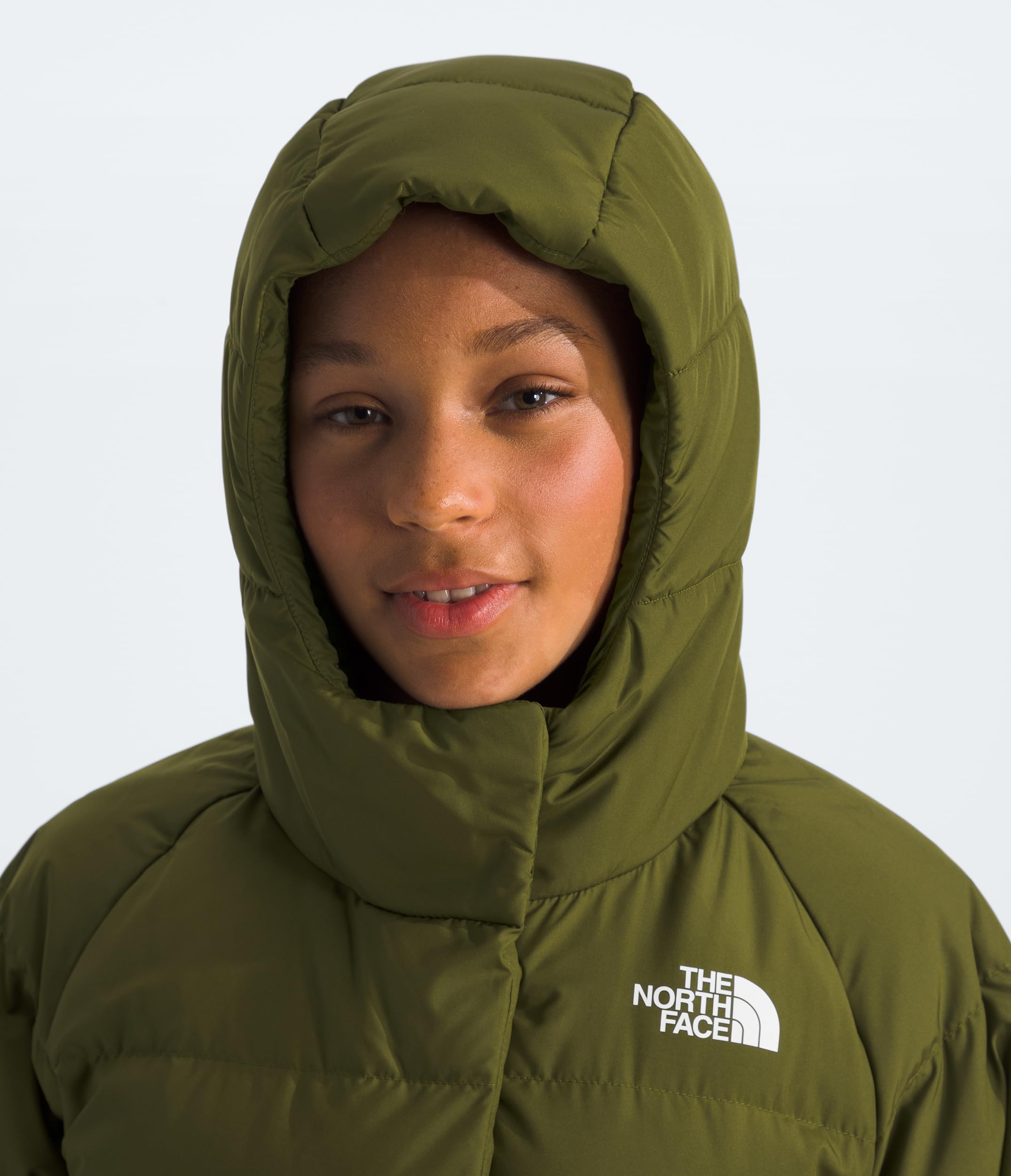 The North Face Doudoune à capuche pour enfant Forest Olive 12 ans