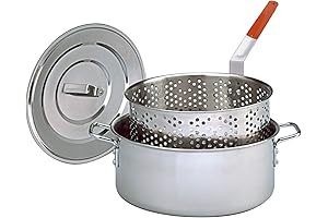 3-Quart Deep Fry Pan with Lid King Kooker Fry Pot
