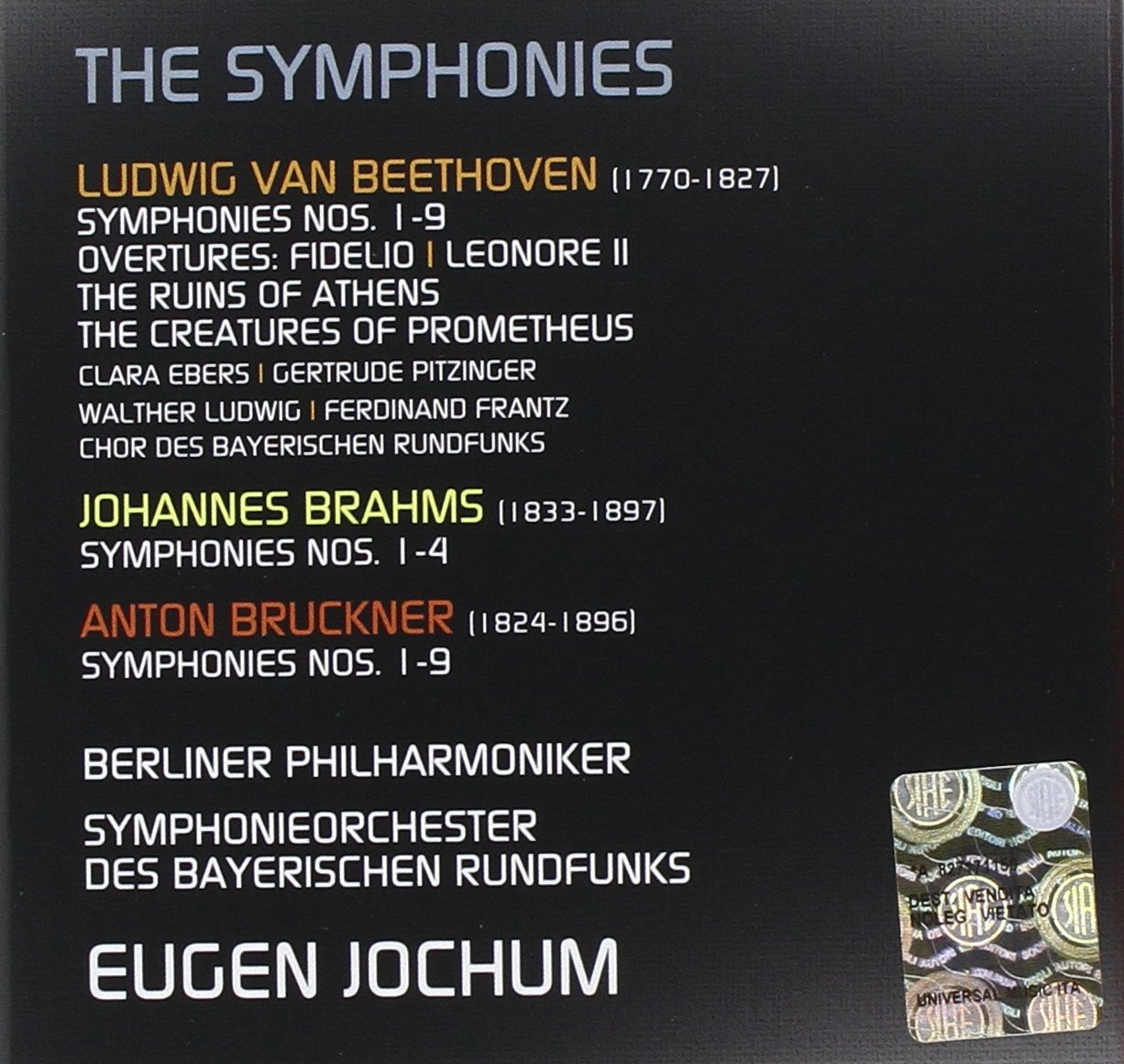 The Symphonies (Box1
