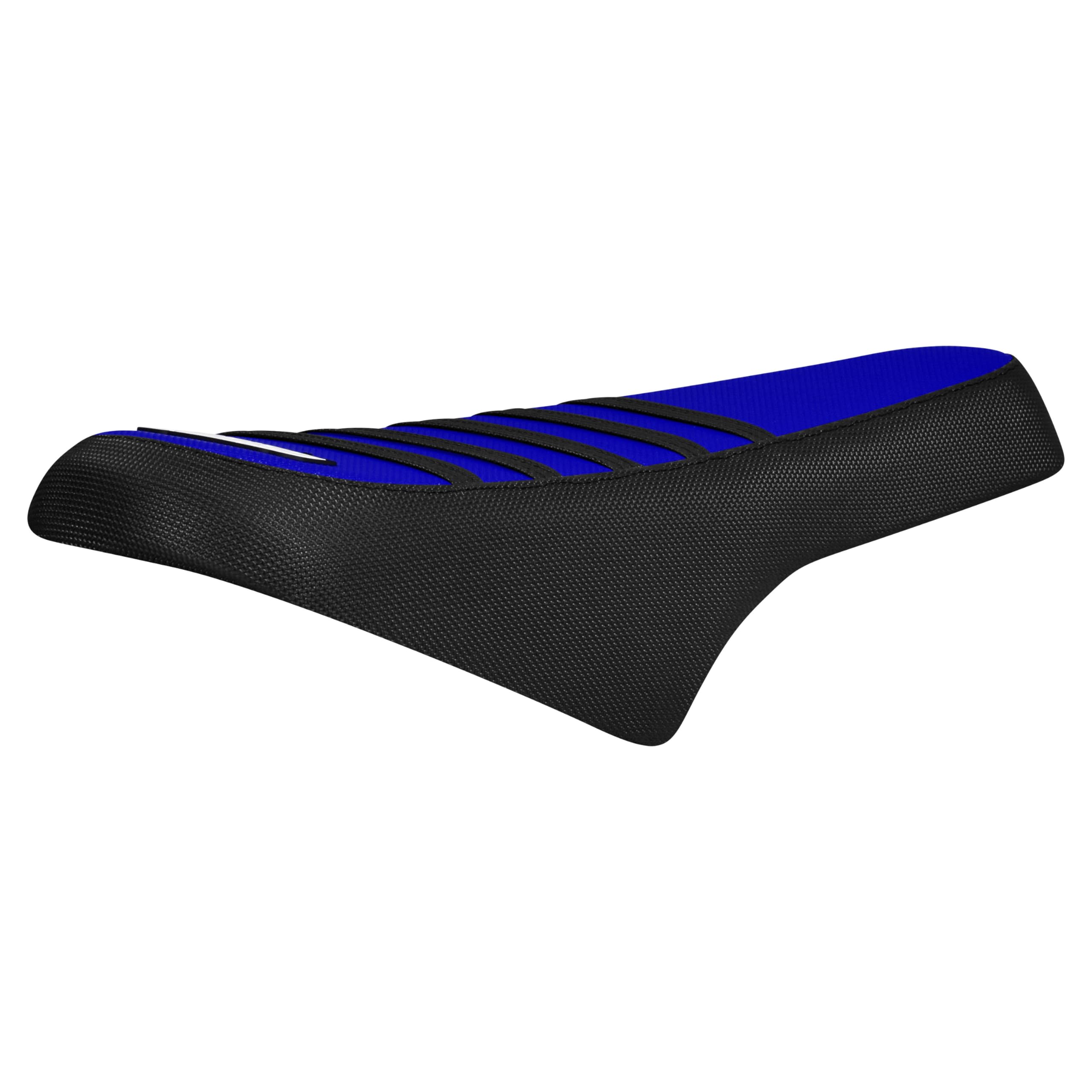 Enjoy Mfg Seat Cover - Compatible with Ridstar Q20 E Bike #477 (Black Sides/Blue top/Black Ribs)
