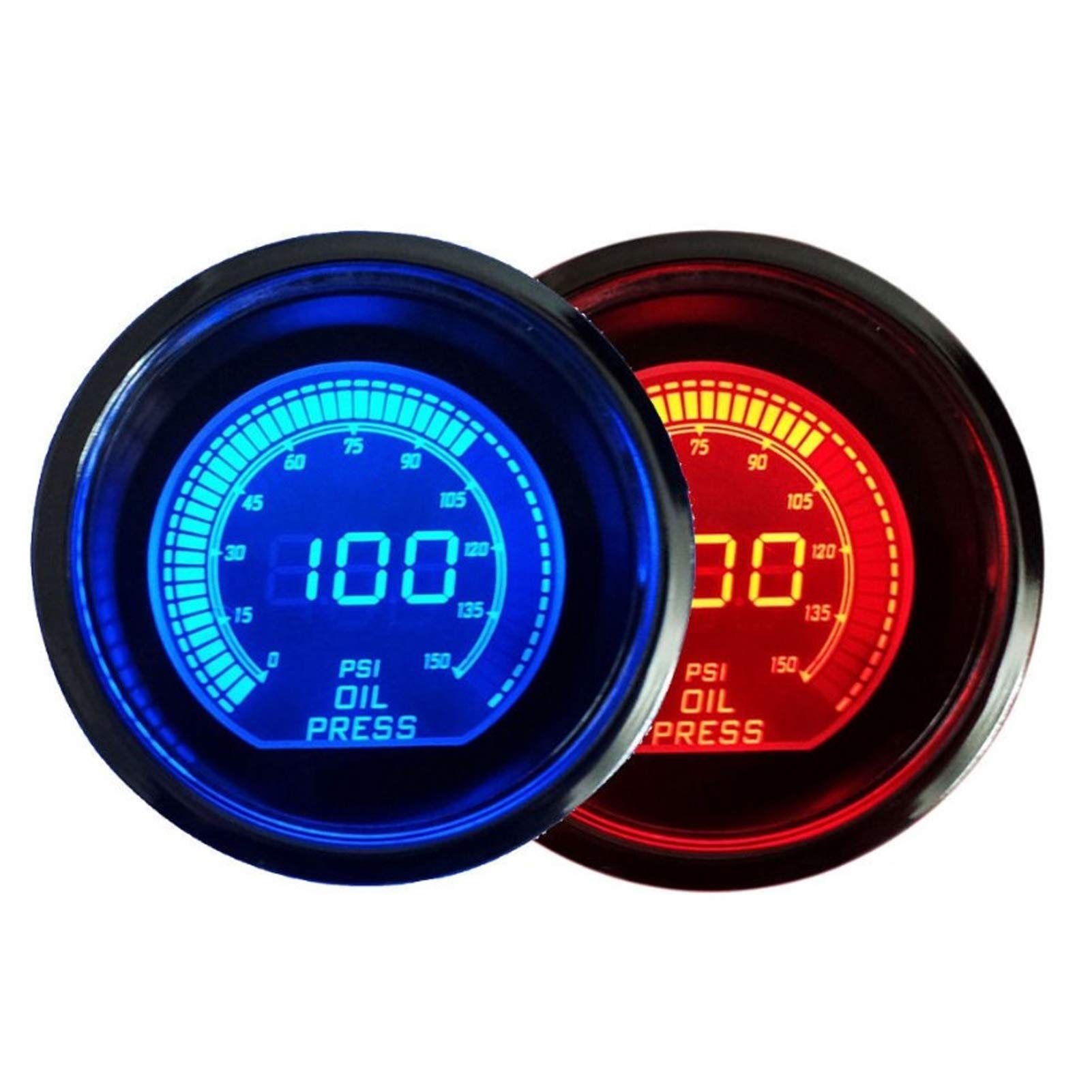 Oliedrukmeter 52 mm oliedrukmeterset universeel voor auto's