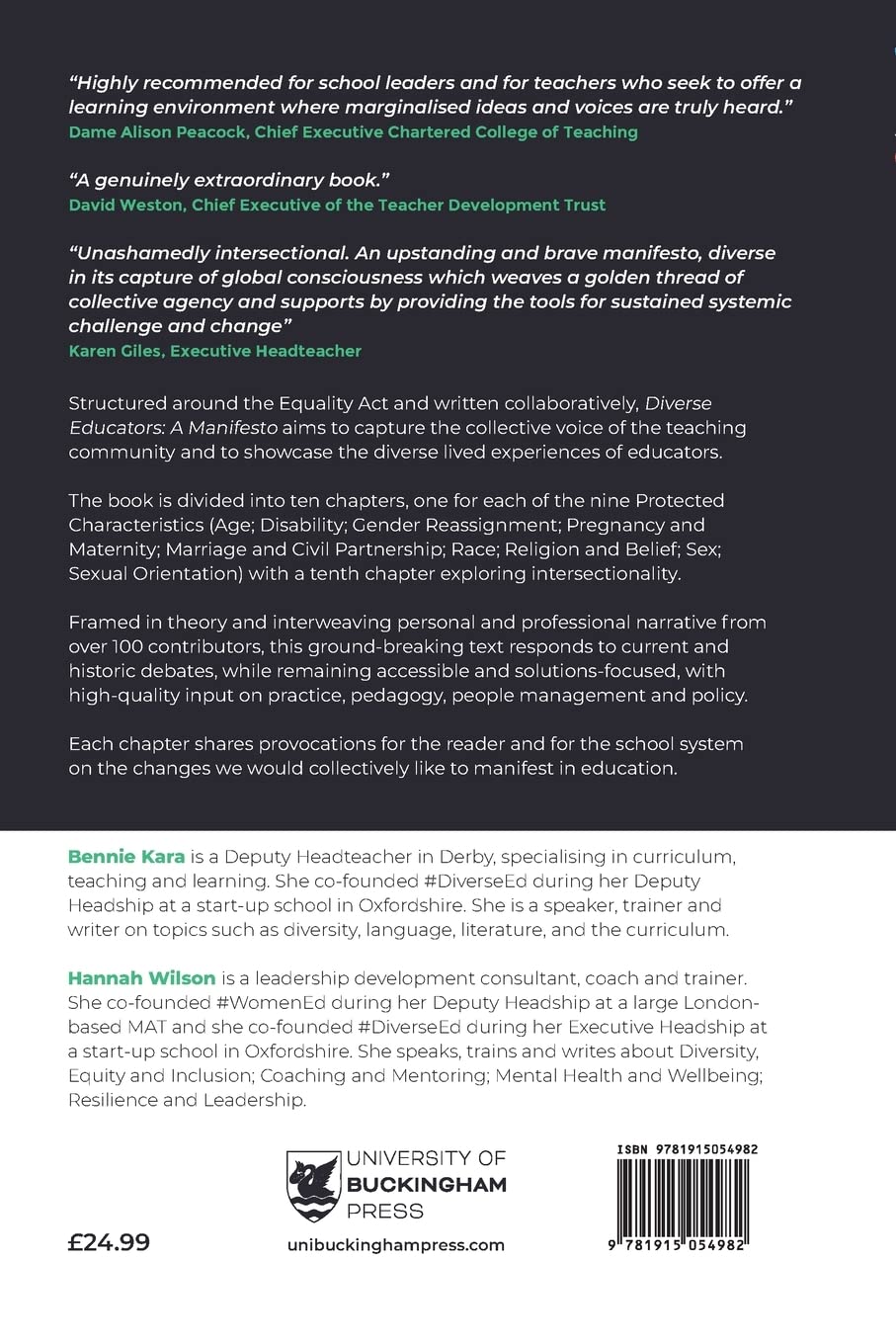 Diverse Educators: A Manifesto