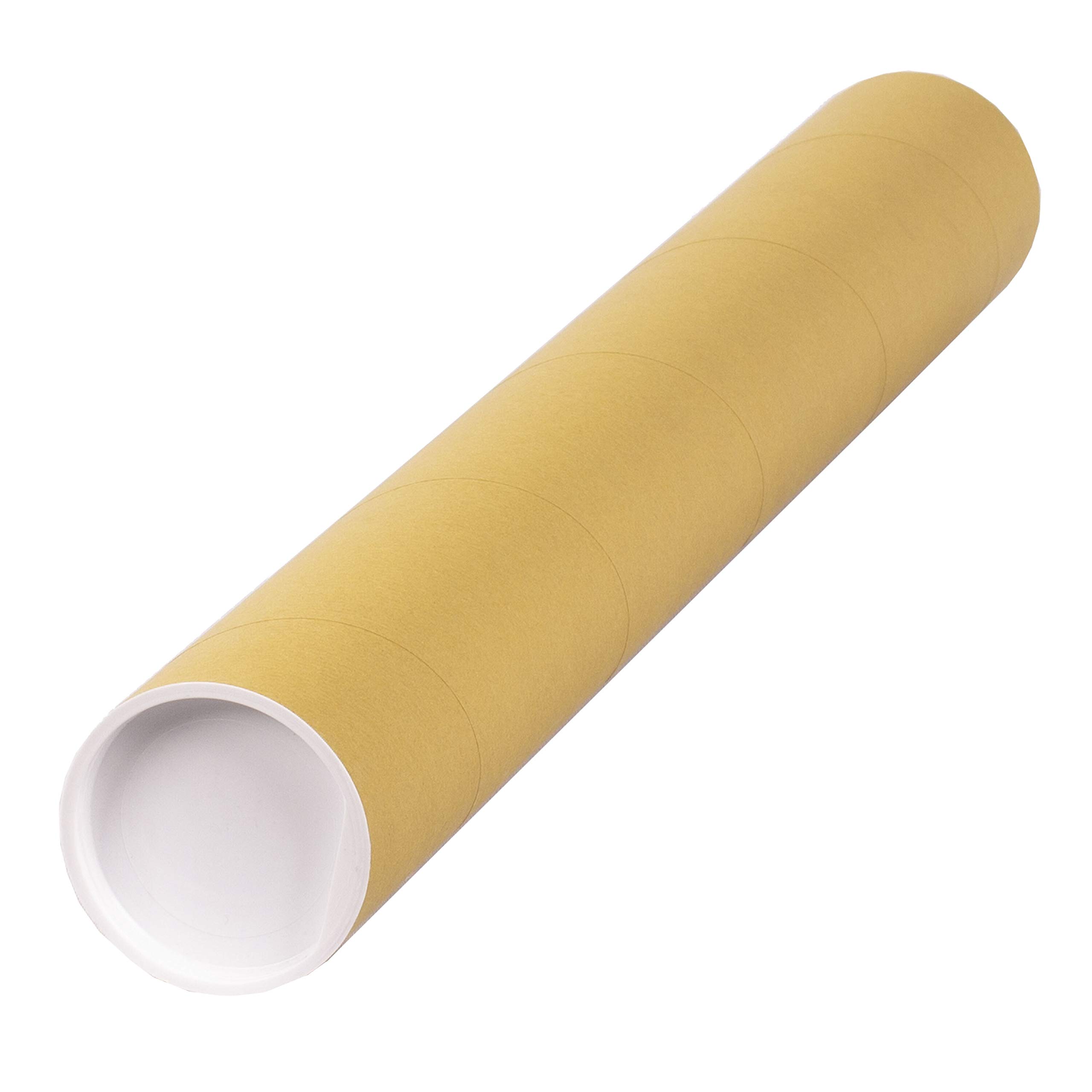 Versandhülse Versandrolle Versandrohr Kartonverpackung Faltkarton Verpackung Paket 305 x 50 mm - 10 Stück
