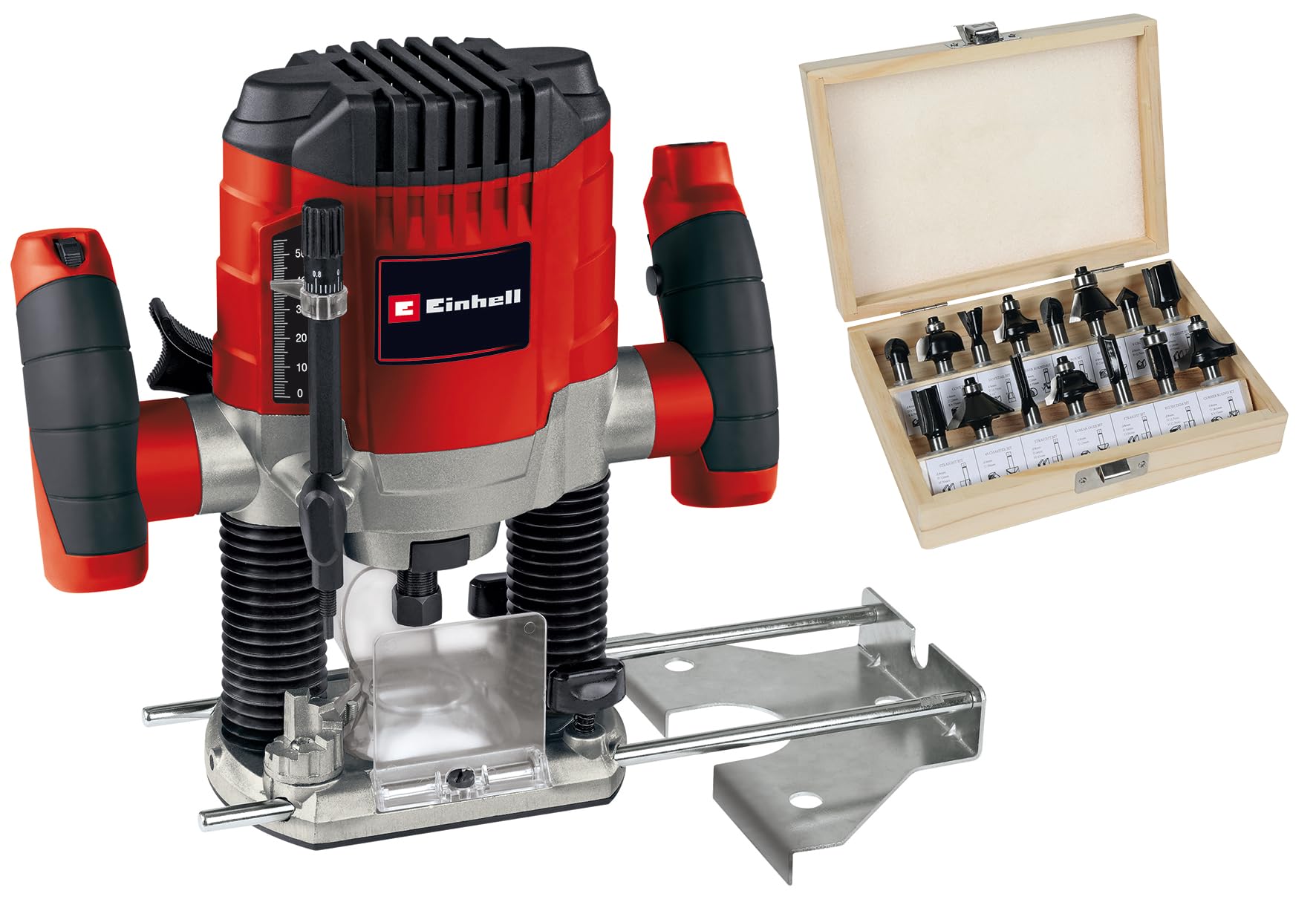Einhell Oberfräse TC-RO 1155 Kit (1100 Watt, Ø 6 und 8 mm ...