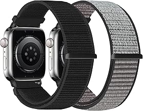 TumCez Compatible con Apple Watch Cinturino 49mm 46mm 45mm 44mm 42mm 41mm 40mm 38mm Donna Uomo, Cinturino Nylon Sportivo di Ricambio Regolabile per iWatch Series 10 9 8 7 6 5 4 3 SE Ultra 2 1