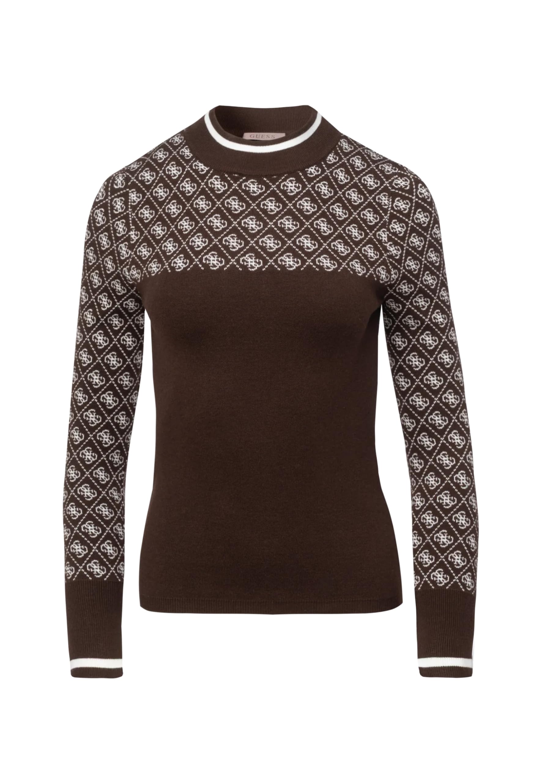 Guess Maglioncino Marrone Marrone Fantasia L-image